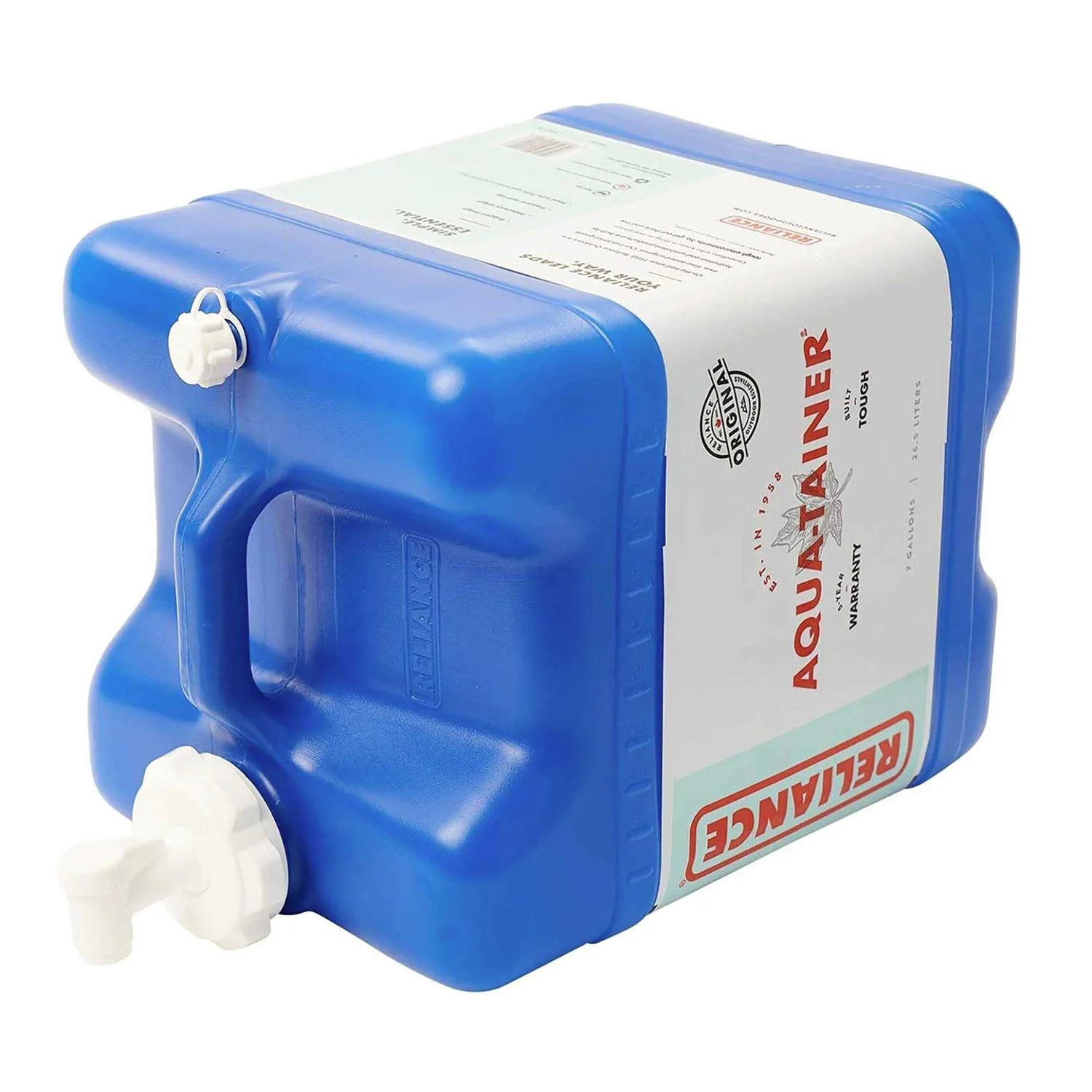 Reliance Aqua-Tainer 7 Gallon Water Container - Image 3 Reliance Aqua-Tainer 7 Gallon Water Container - Image 3