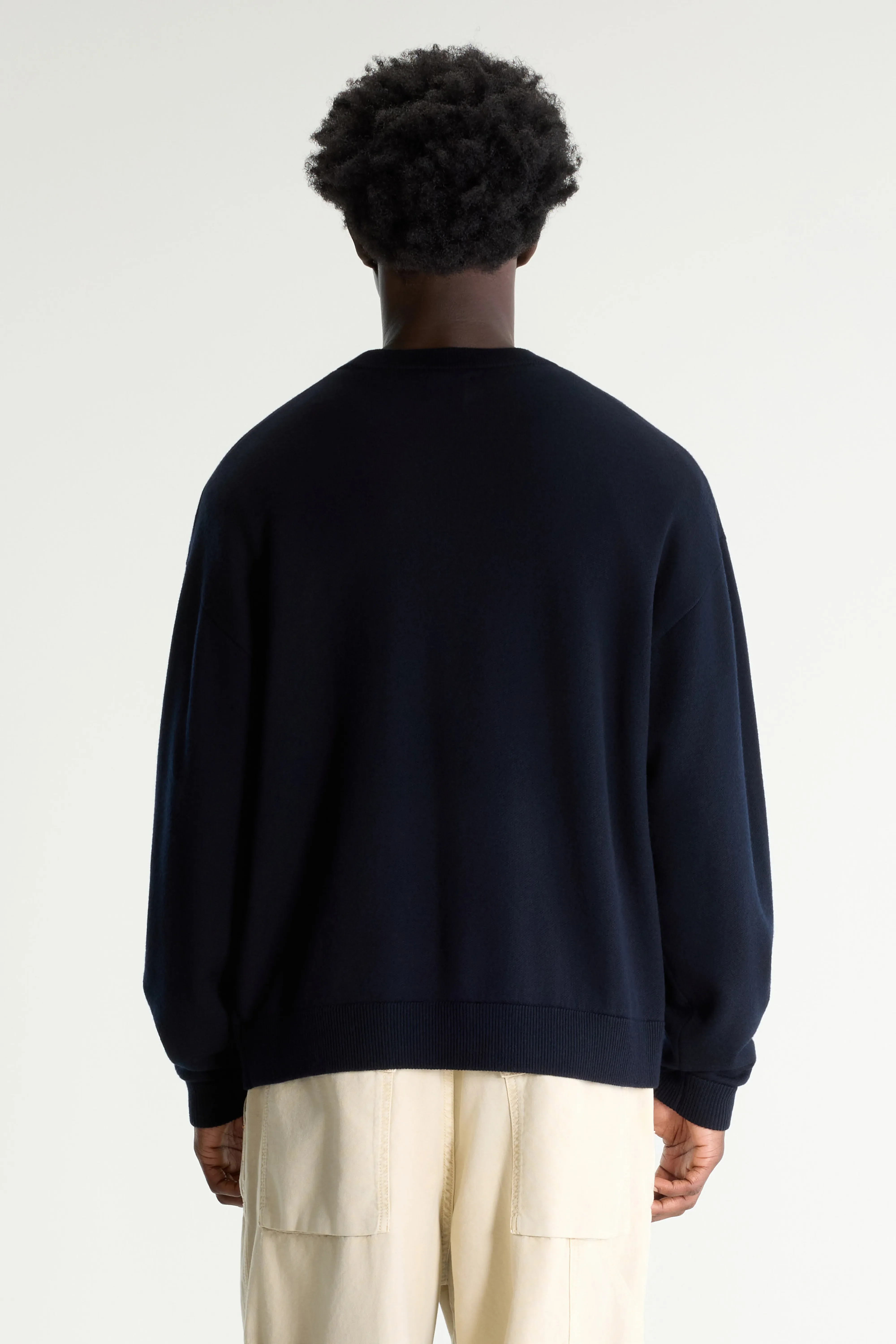Bellerose Siamo crewneck sweater (262 / M / NAVY)