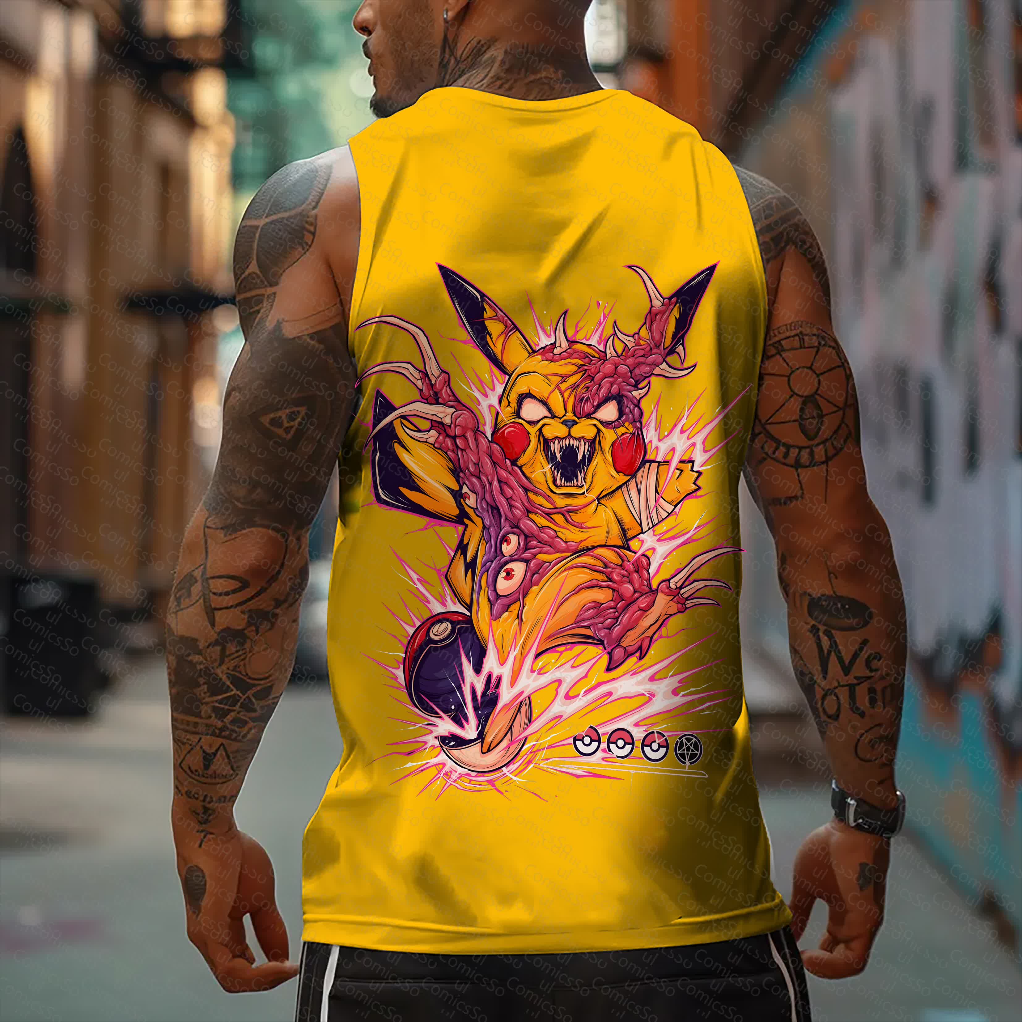 Unisex  “Comicssoul” Casual Anime  Tank Top