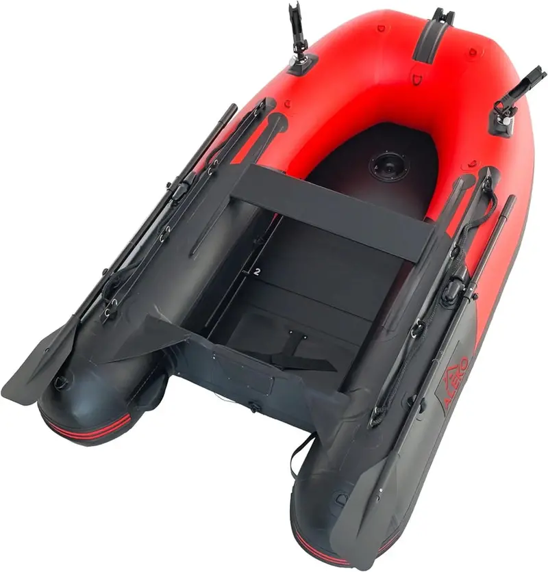 Inflatable Dinghy Tender, 8'5, Red/Black, PVC With Aluminum Floor - BT85RBK - Image 3 Inflatable Dinghy Tender, 8'5, Red/Black, PVC With Aluminum Floor - BT85RBK - Image 3