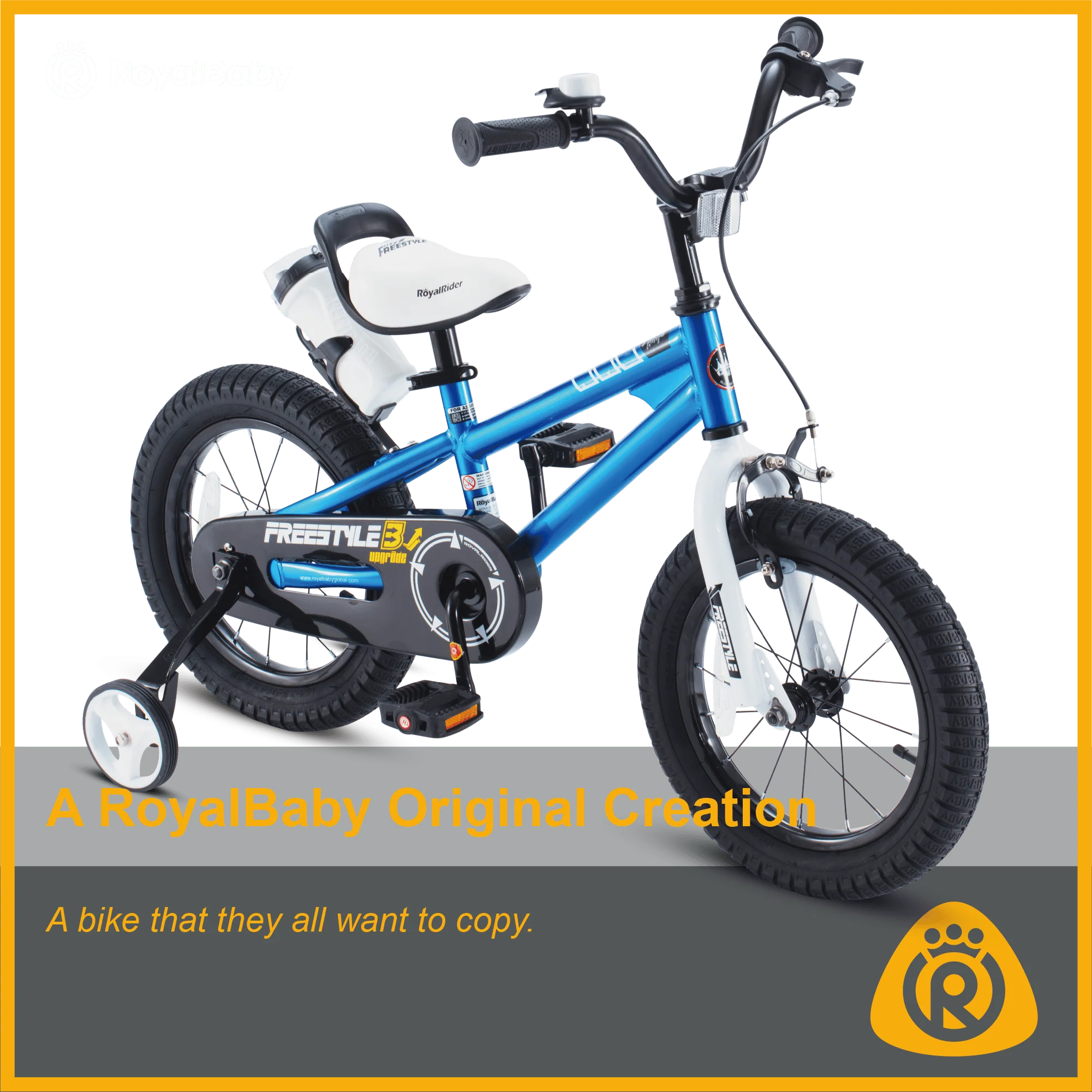 Royalbaby Freestyle Kids Bike 12 14 16 18 20 Inch Bicycle for Boys Girls Ages 3-12 Years, Multiple Color Options - Image 8