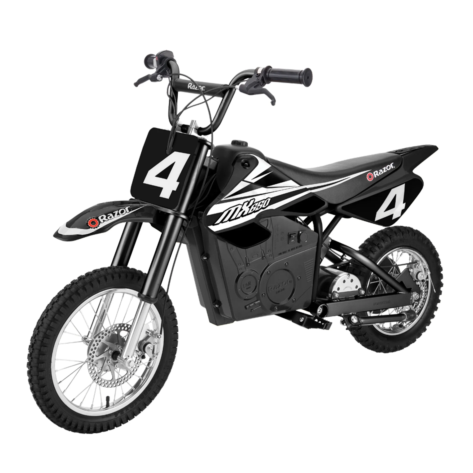 Razor MX650 Dirt Rocket High-Torque Electric Motocross Dirt Bike, Black (2 Pack) - Image 2