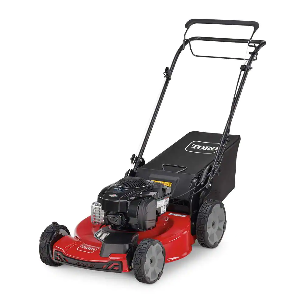 Toro 21442 22 in. Recycler Briggs & Stratton High Wheel FWD Gas Walk Behind Self Propelled Lawn Mower with Super Bagger