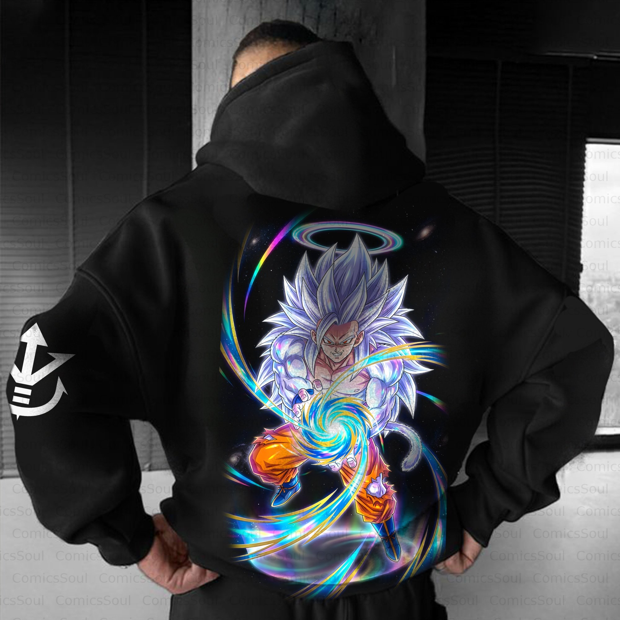Unisex Anime Inspired Vintage Plush Hoodie