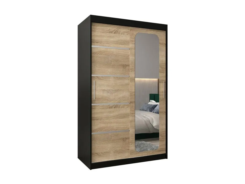 ARMARIO Vivircalido V2 DE PUERTAS CORREDERAS 200/120/62 2 puertas (negro/Vivircalido) lfno63237