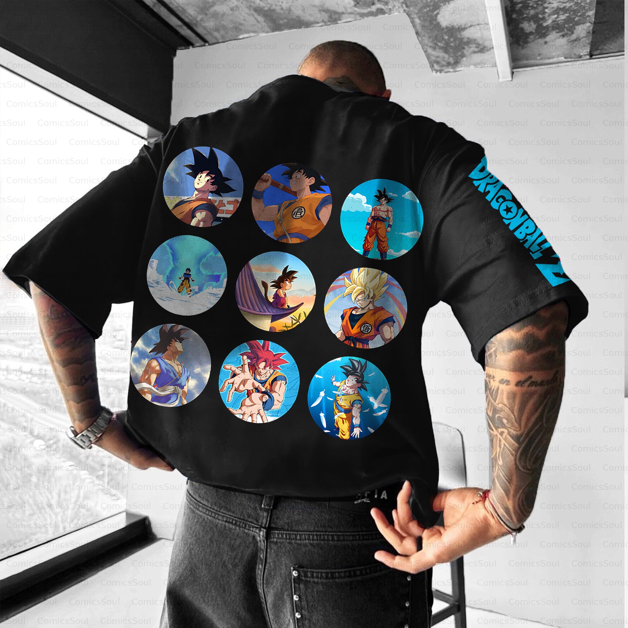 Unisex Anime Inspired Vintage T-Shirt