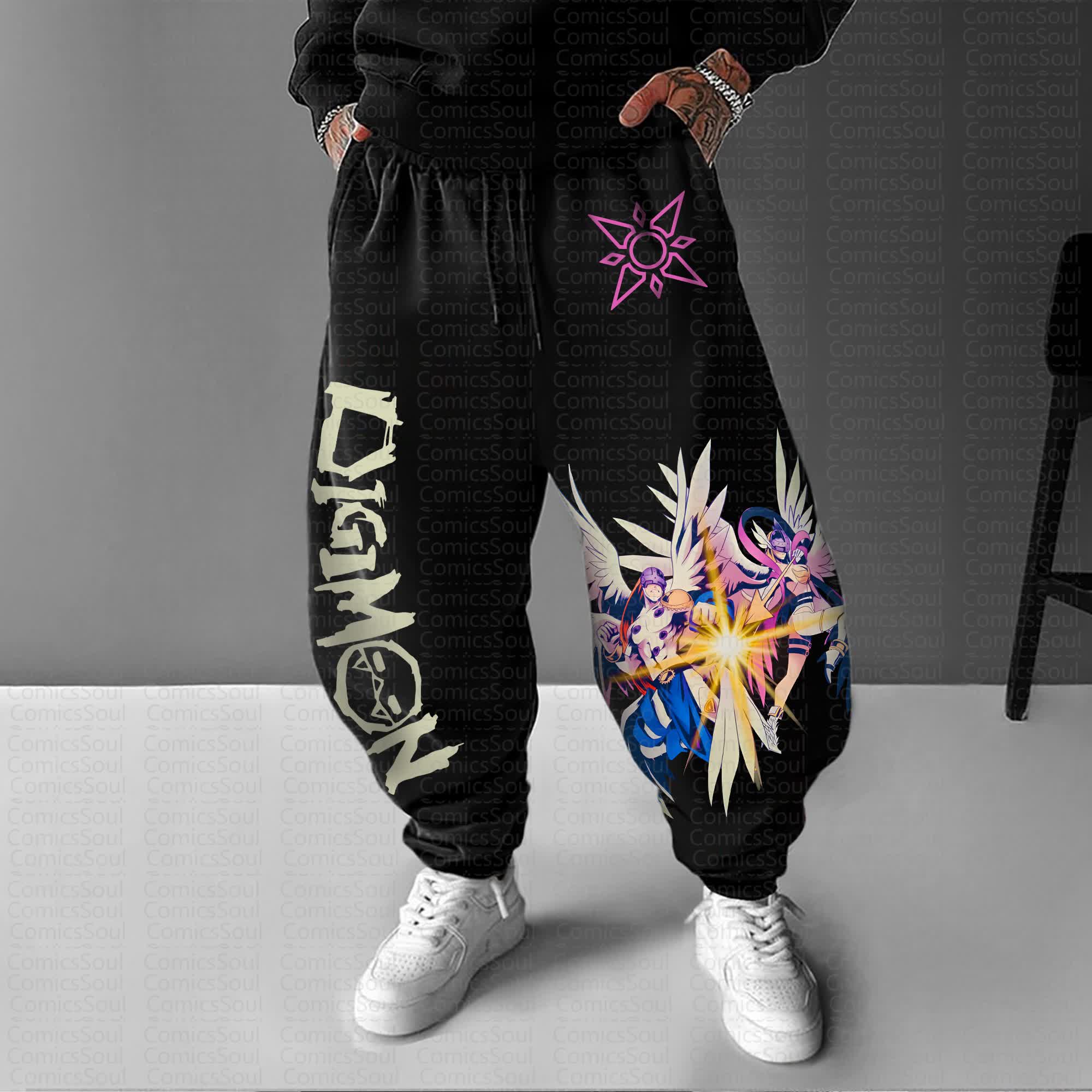 Unisex Anime Inspired Vintage Pants丨Comicssoul
