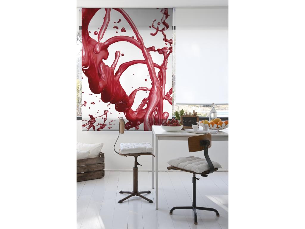 Casaplu | Estores Personalizados de COCINA | 130 x 180 cm (Ancho por Alto) Tamaño de Tela 127 x 175 cm | Modelo C-1230 Color Unico