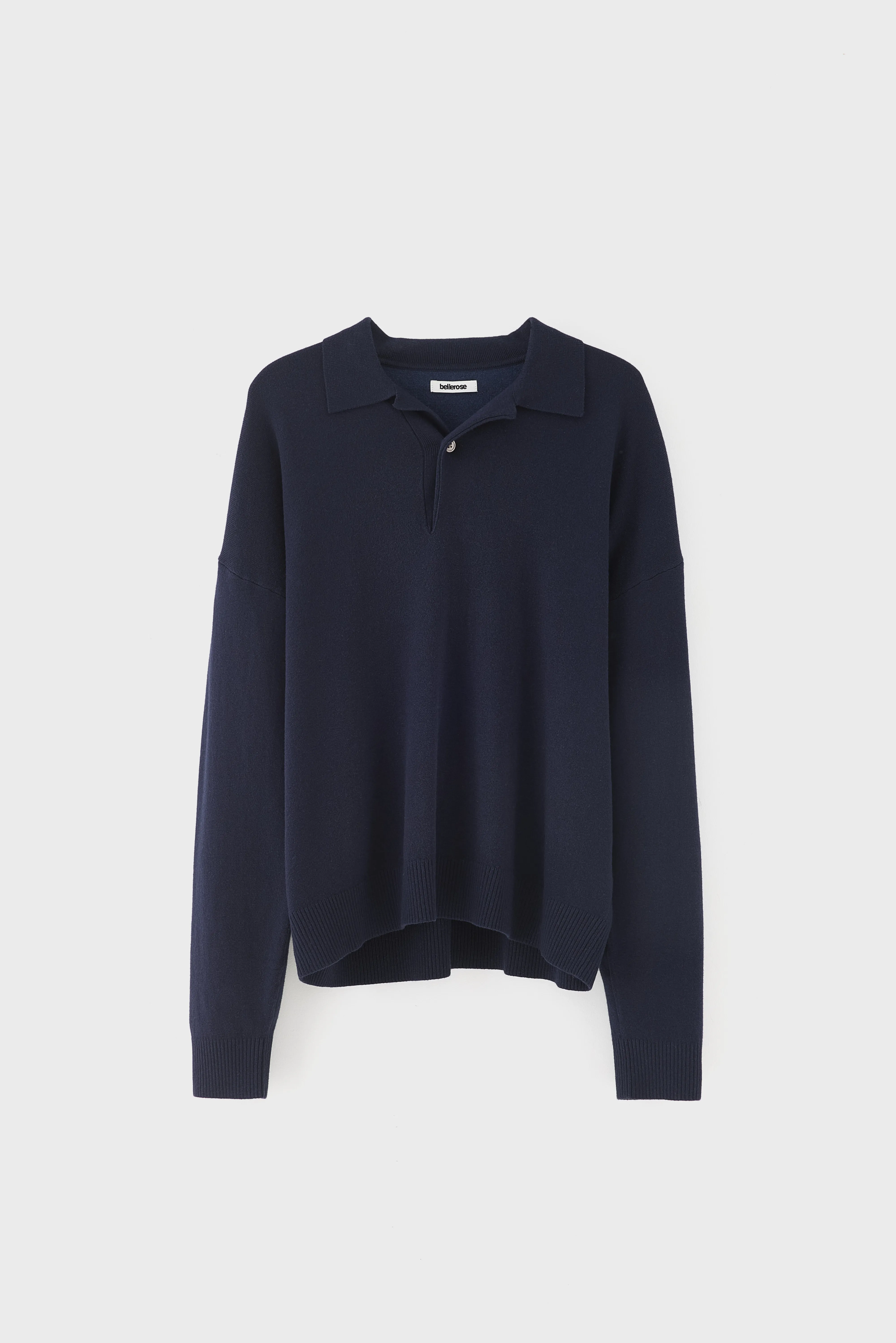Bellerose Geobo polo neck sweater (261 / M / NAVY)