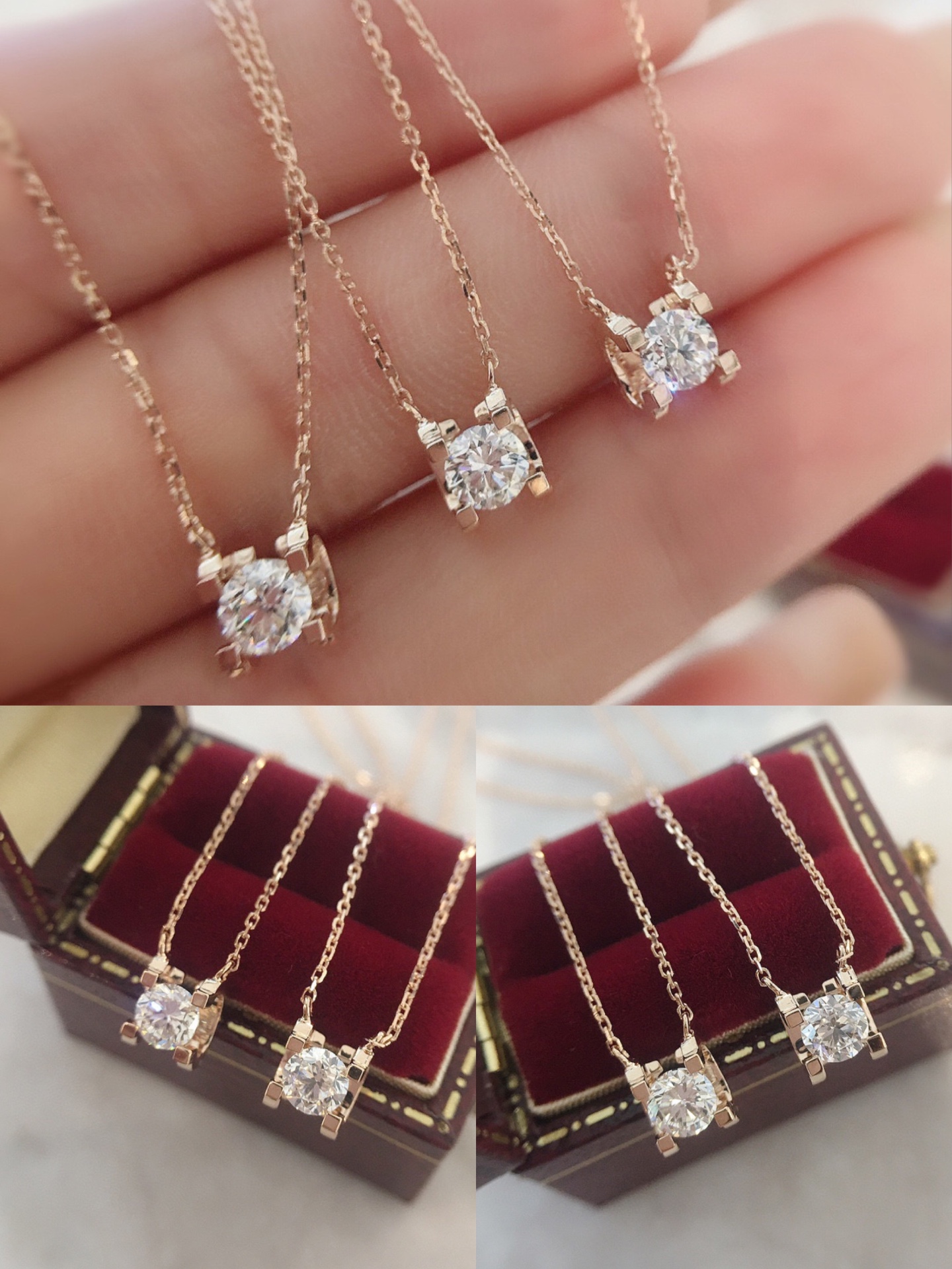 Cartier Claw Drill Diamond Necklace - Original Replica Club