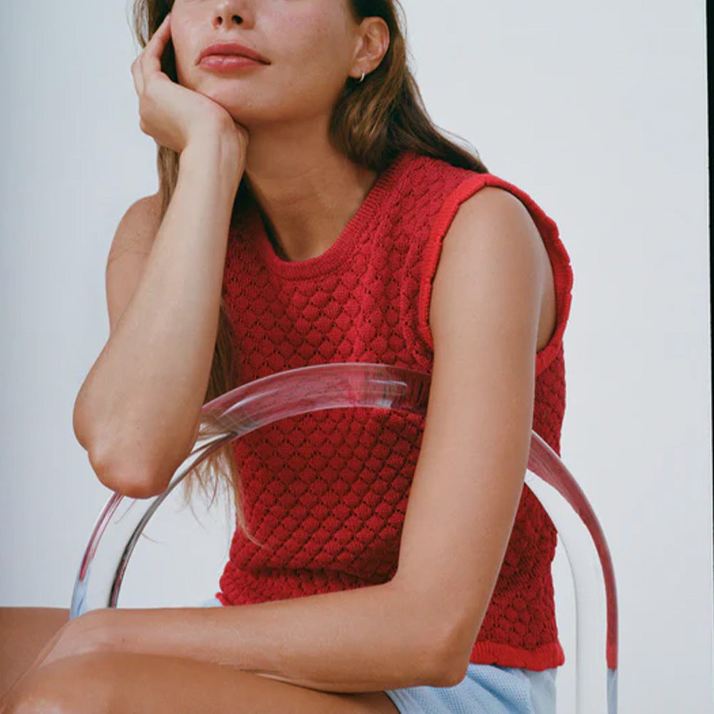 Carlota Cahis - Gilet Cute - Cherry