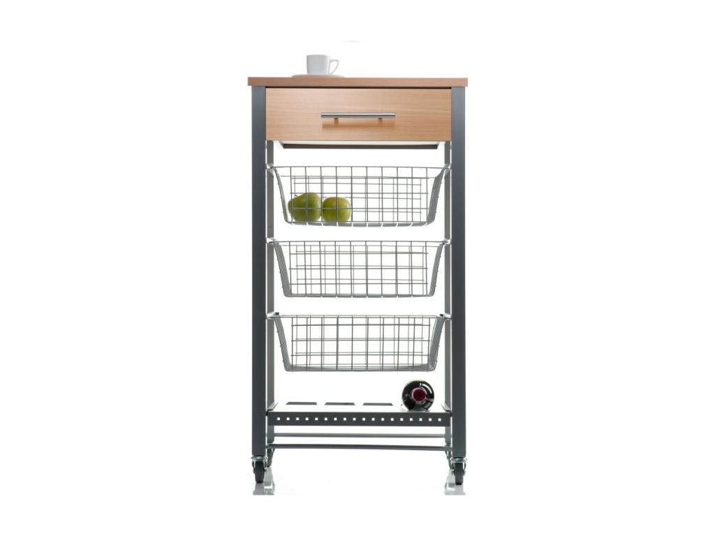 Carrito de cocina con ruedas, Carrito Verdulero DIANA
