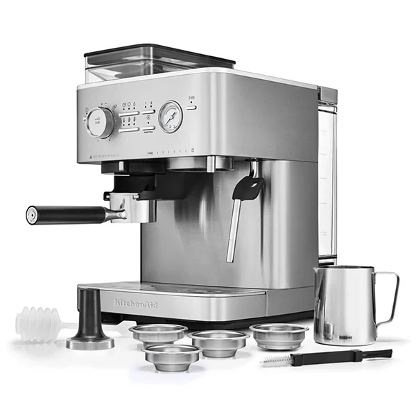 Machine à café semi-automatique avec broyeur 5KES6551SX Kitchenaid