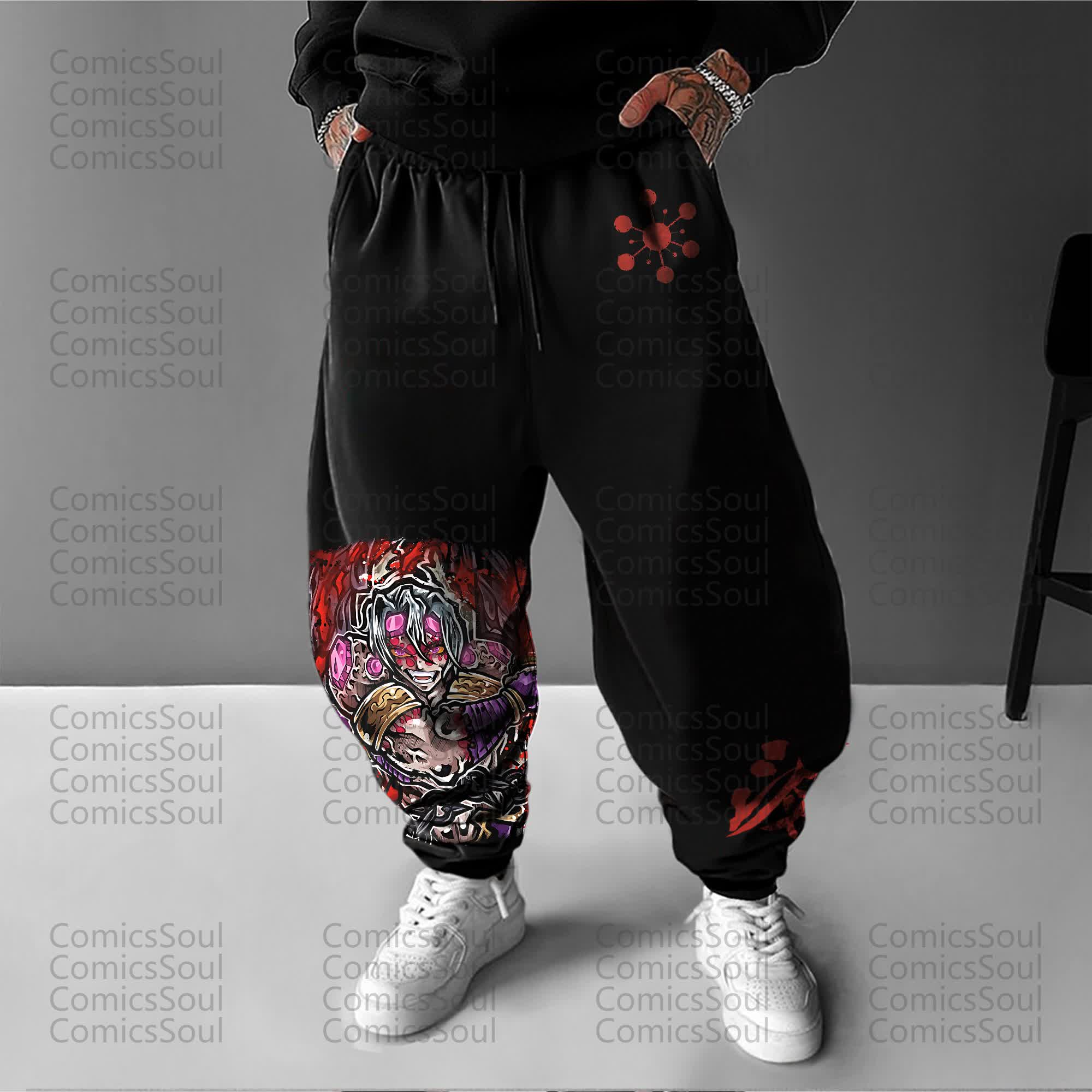 Unisex Anime Inspired Vintage Pants丨Comicssoul