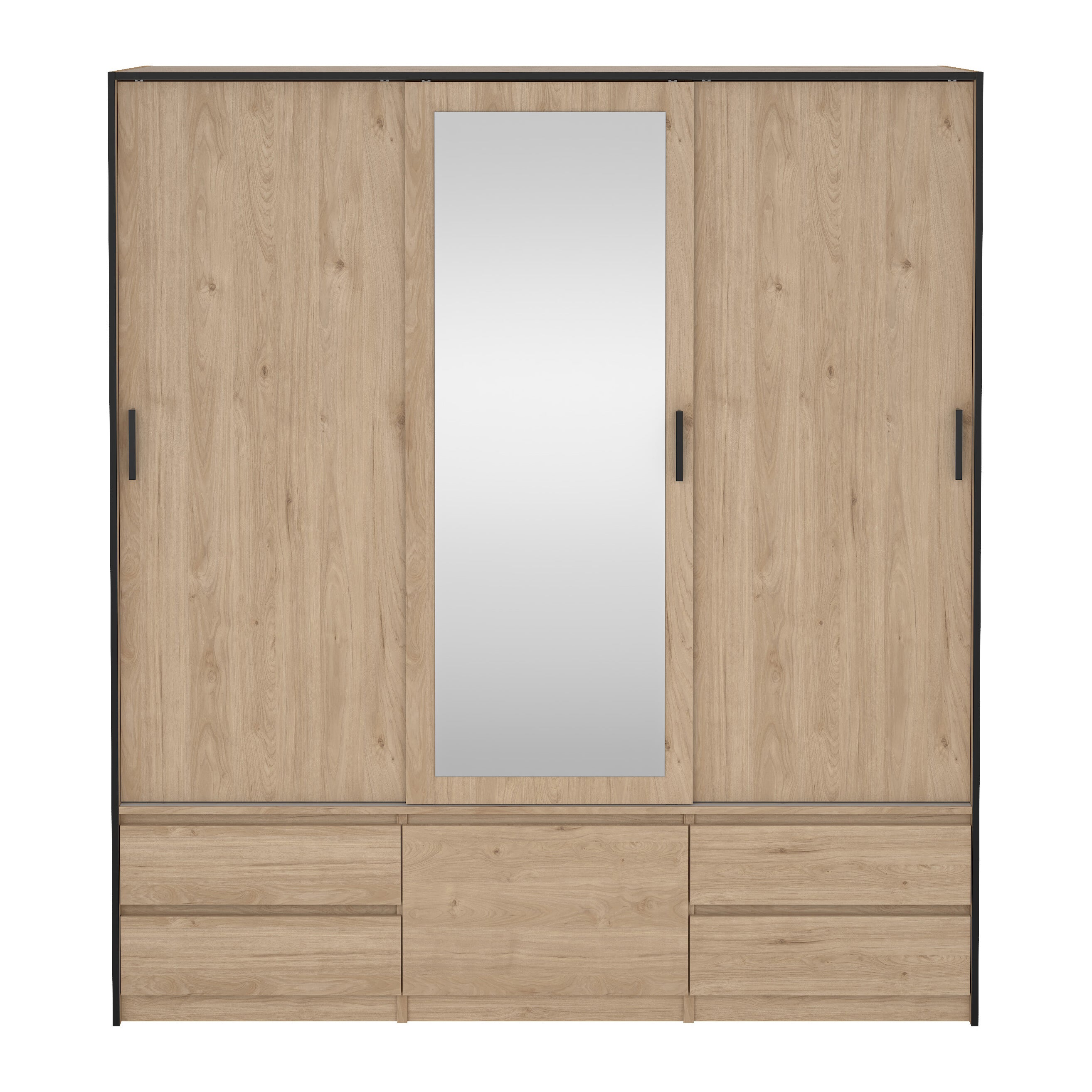 Blokker basic Slim Kledingkast - B 181,4 - Eiken