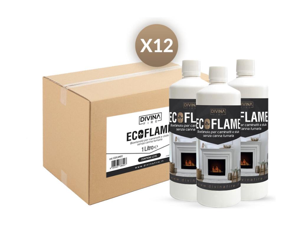 Combustible Ecológico Bioetanol Ecoflame para Estufas y Chimeneas sin Humo - 1 Litro