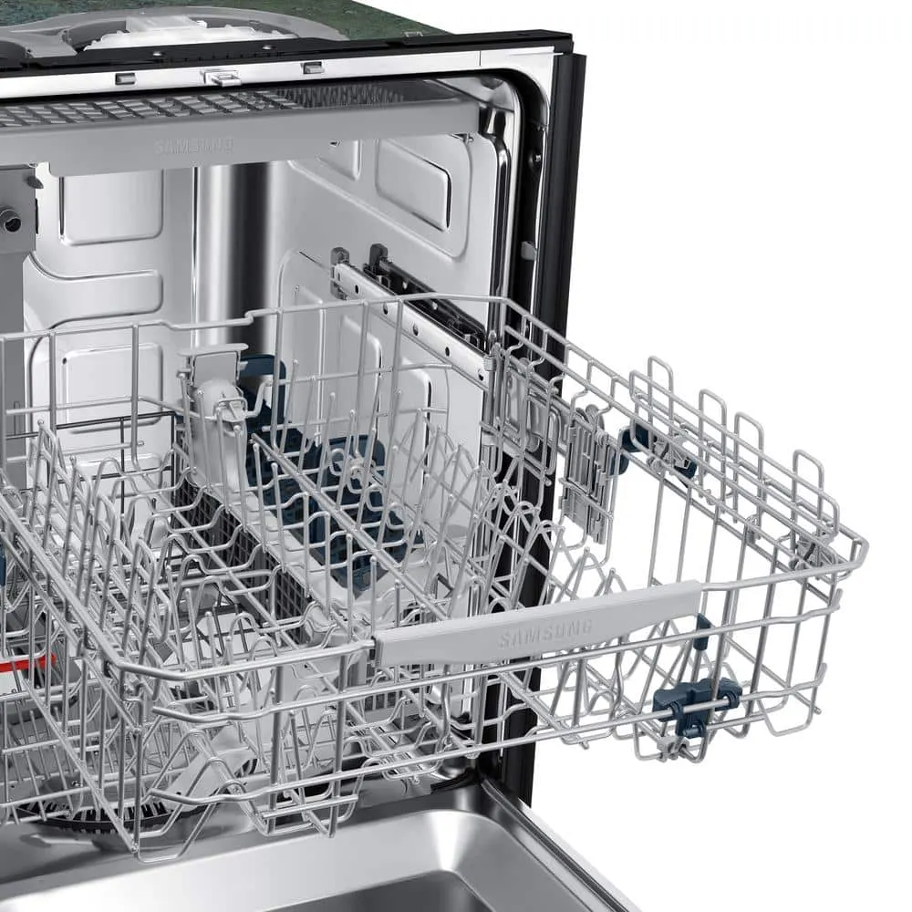 Samsung 24 in. Top Control Tall Tub Dishwasher in Fingerprint Resistant Stainless Steel with AutoRelease, 3rd Rack, 48 dBA