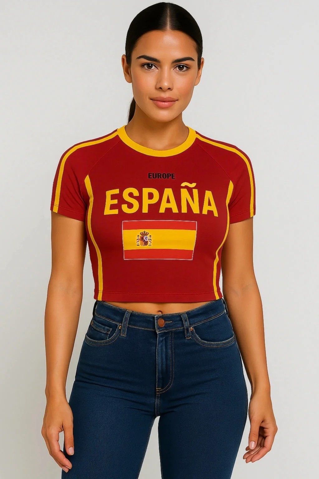 Sexy Sporty Crop Top T-Shirt