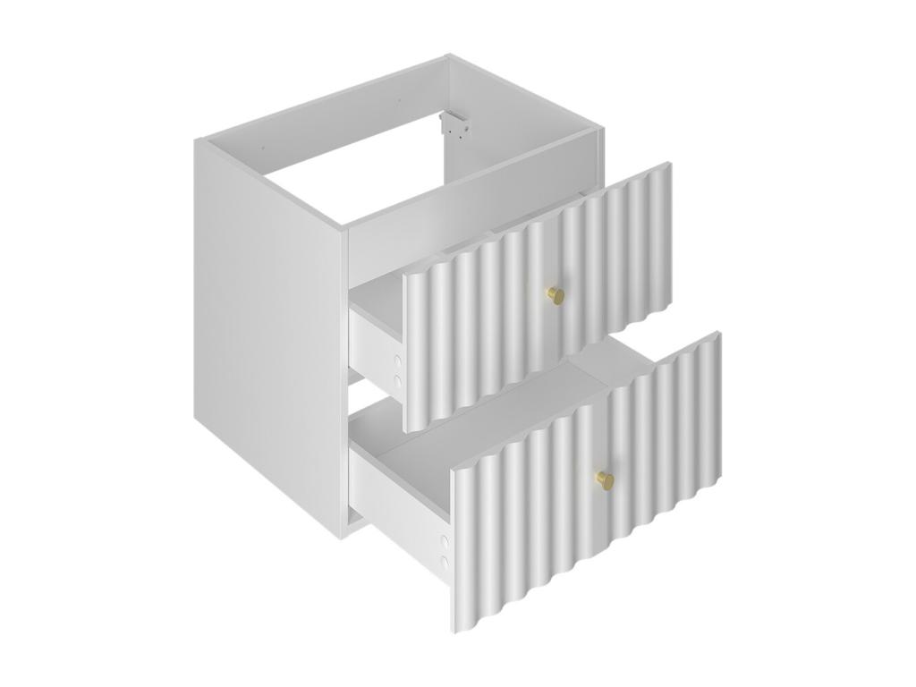Mueble doble lavabo encastrado 120cm Izae Lujodec