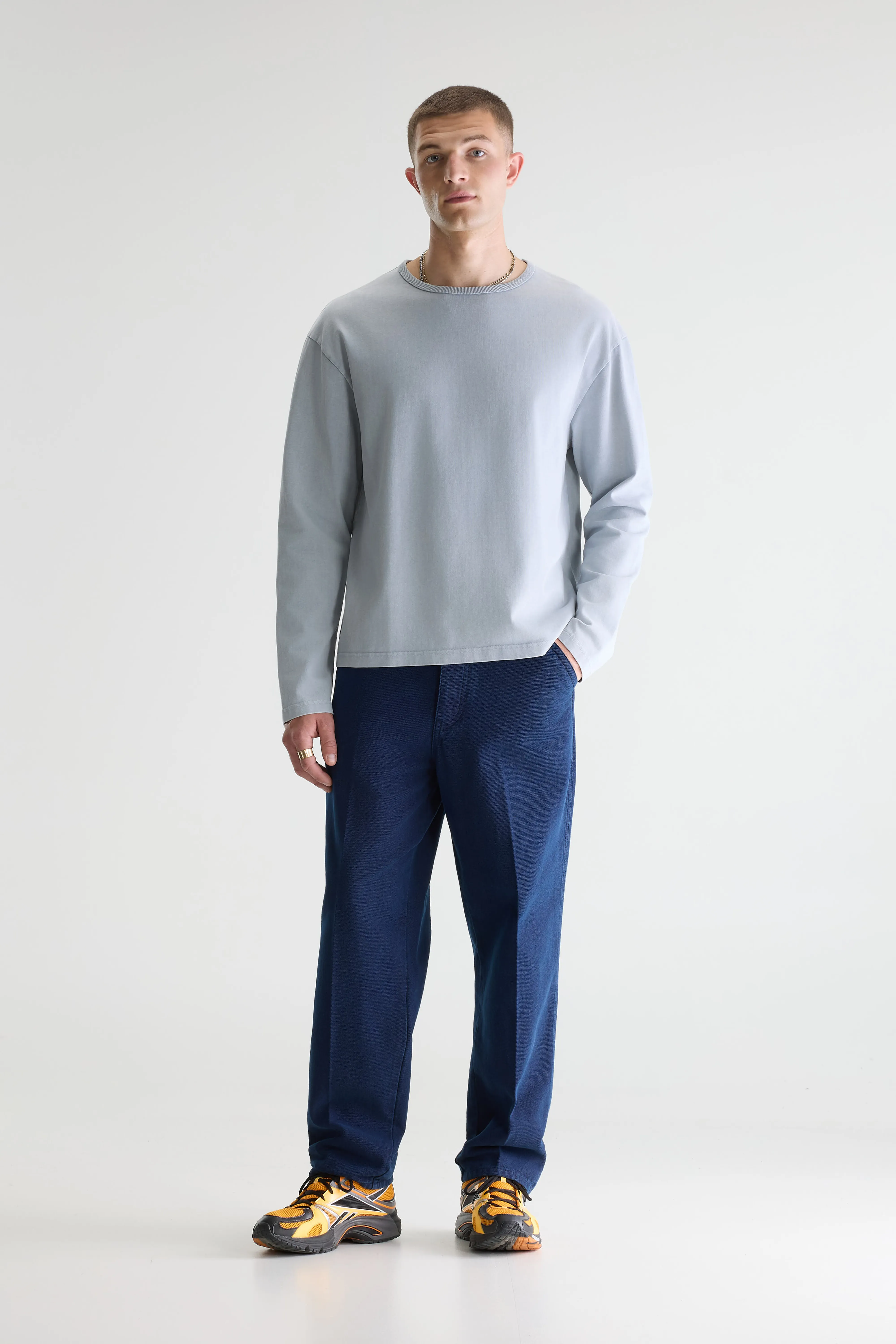 Bellerose Fuller long-sleeve t-shirt  (261 / M / GLOOMY)