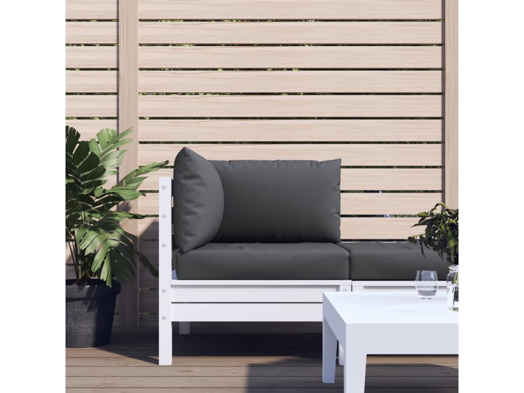Cojines de palet 3uds Tela oxford gris