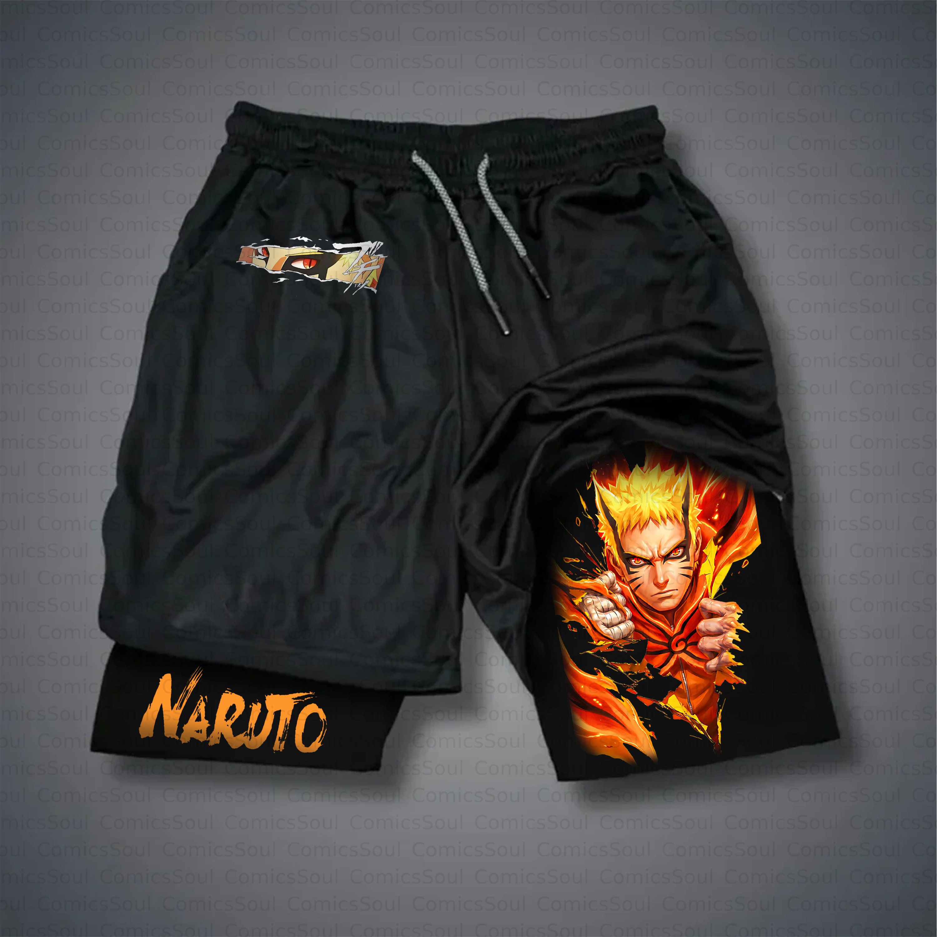 Unisex Casual Anime Style Shorts