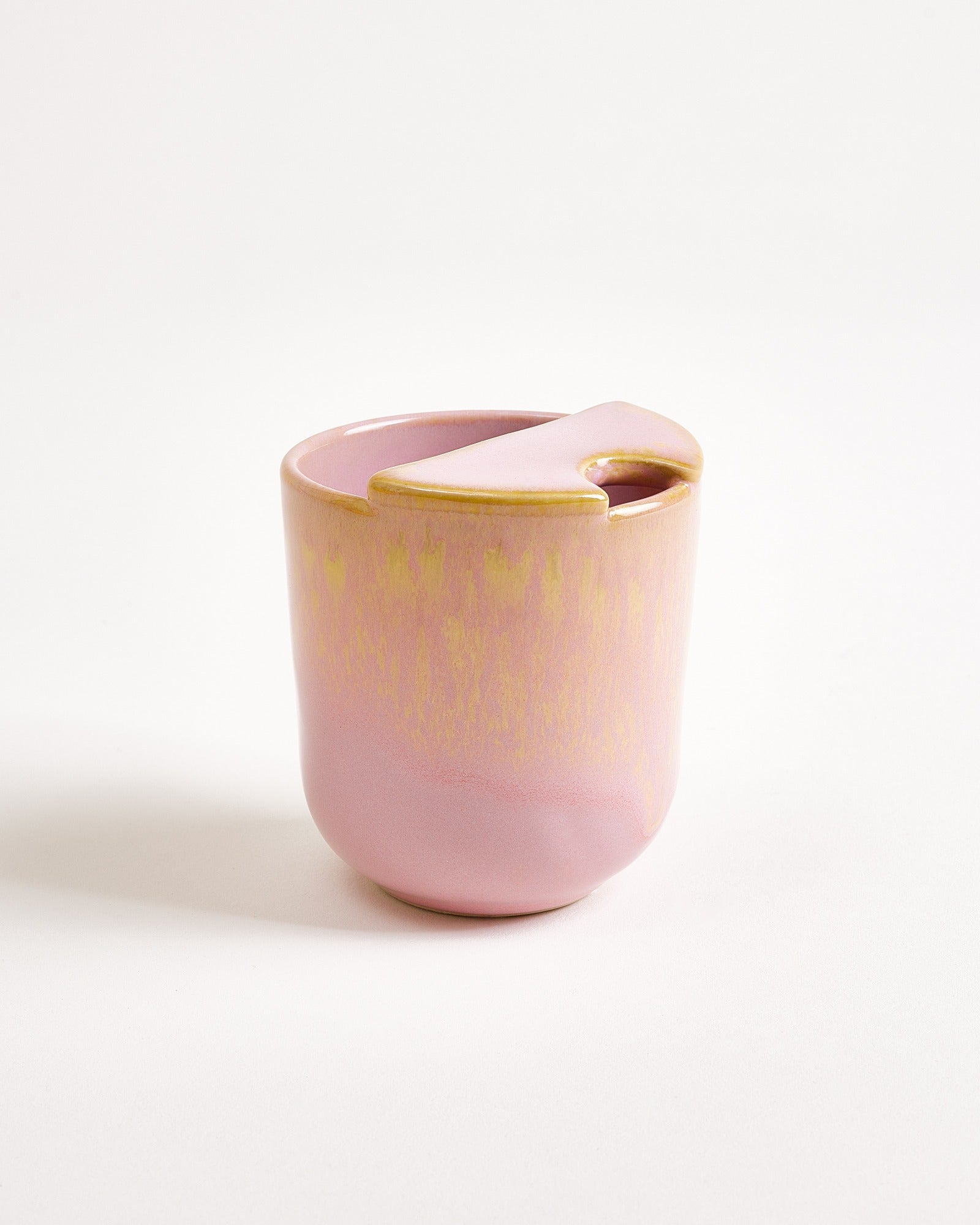 Copa Alto Becher klein To-Go gelb rosé