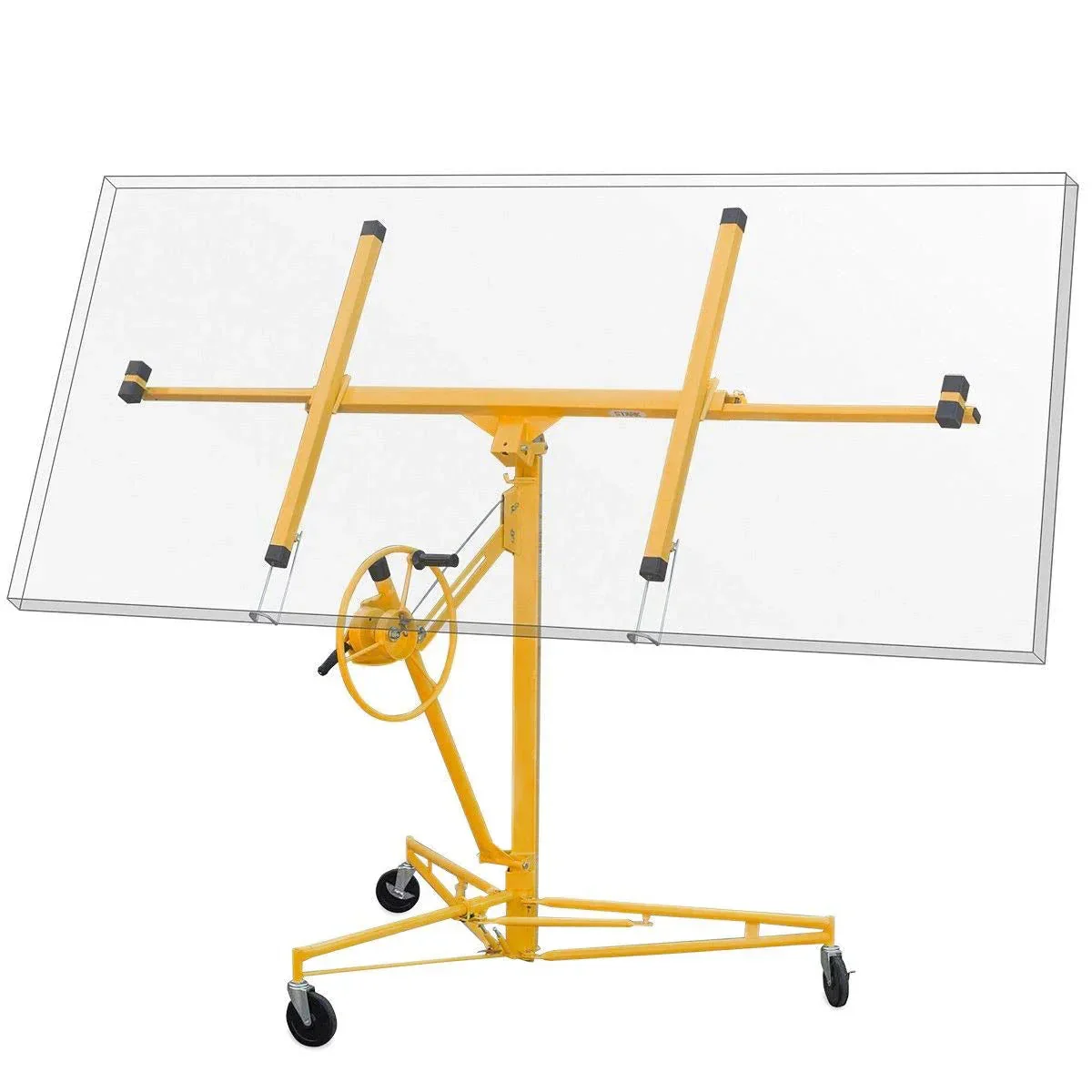 Stark USA Drywall Lift 11-ft Yellow Rolling Panel Hoist - 65044 - Image 7 Stark USA Drywall Lift 11-ft Yellow Rolling Panel Hoist - 65044 - Image 7