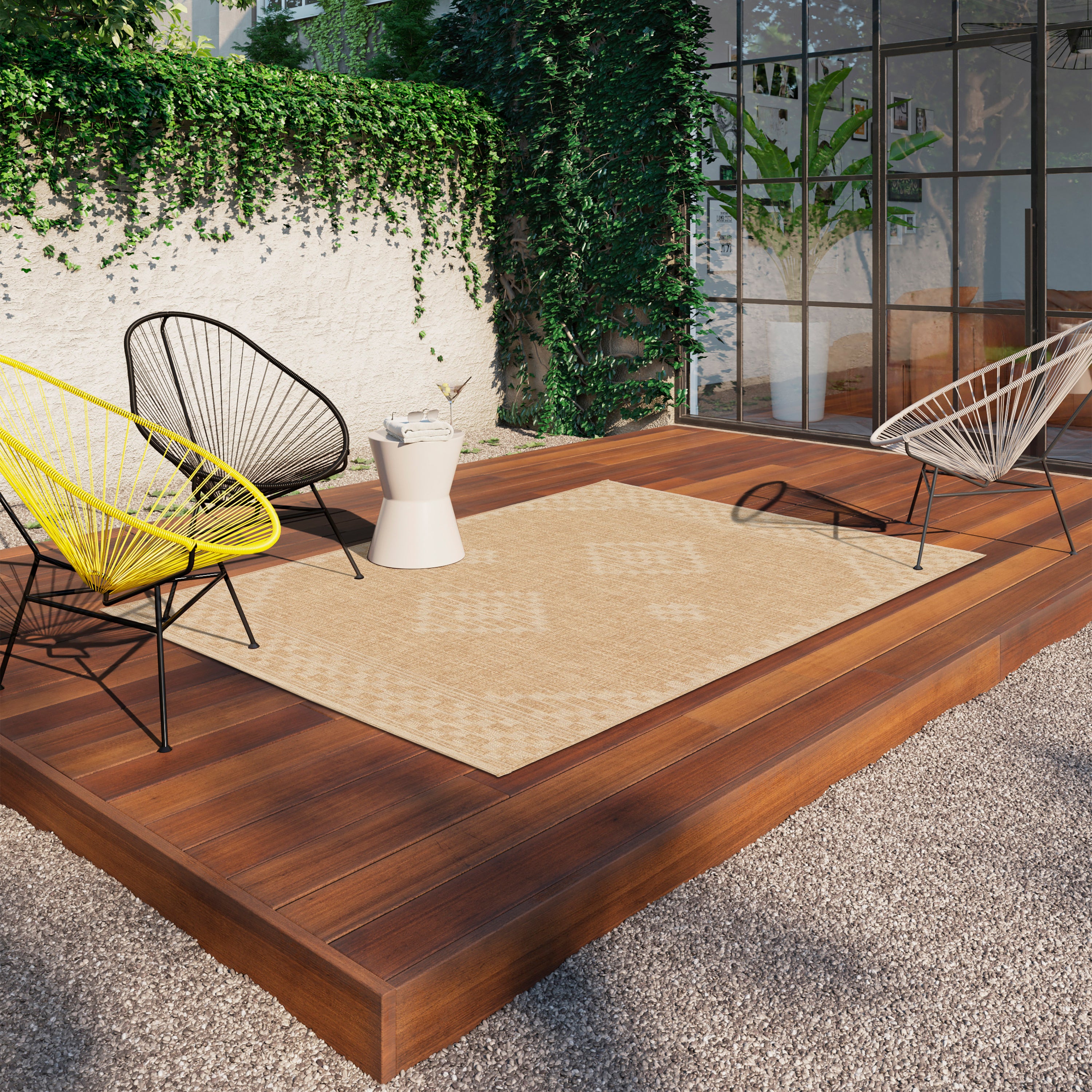 by fonQ Saga Vloerkleed 160 x 230 cm - Naturel