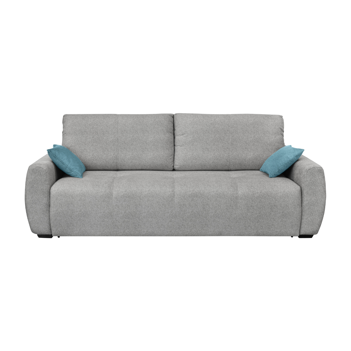 Calicosy - Slaapbank 3-zits in stof B246 cm - ALBA - Grijs