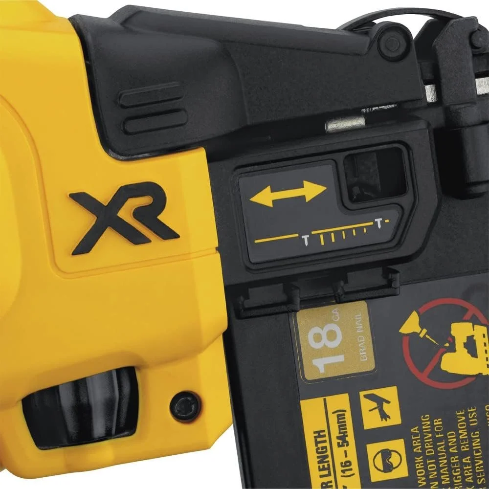 DEWALT DCN680B 20V MAX XR 18 GA Cordless Brad Nailer Tool Only - Image 4