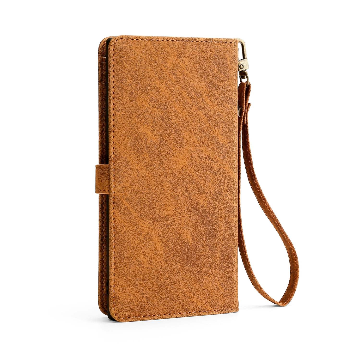 Multifunctional Wallet For Samsung, MEGSHI Zipper Wallet Case, Handbag with Detachable Magnetic Back Cover, Leather Case with Credit Card Slot For Samsung