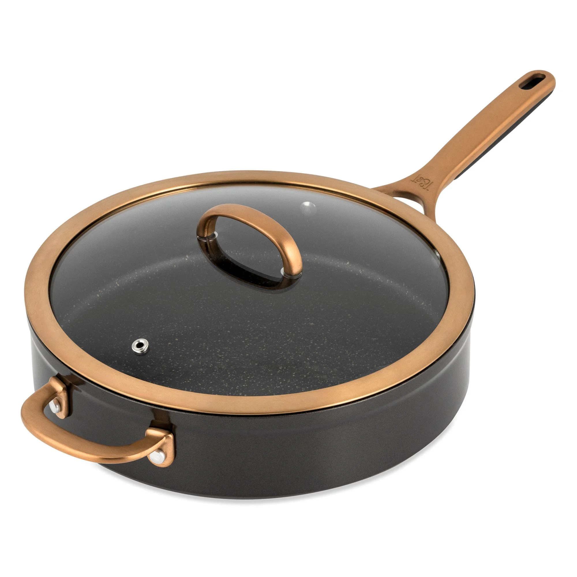 Thyme & Table Supreme 12-Piece Non-Stick Cookware Set, Pots and Pans Set- Bronze - Image 18