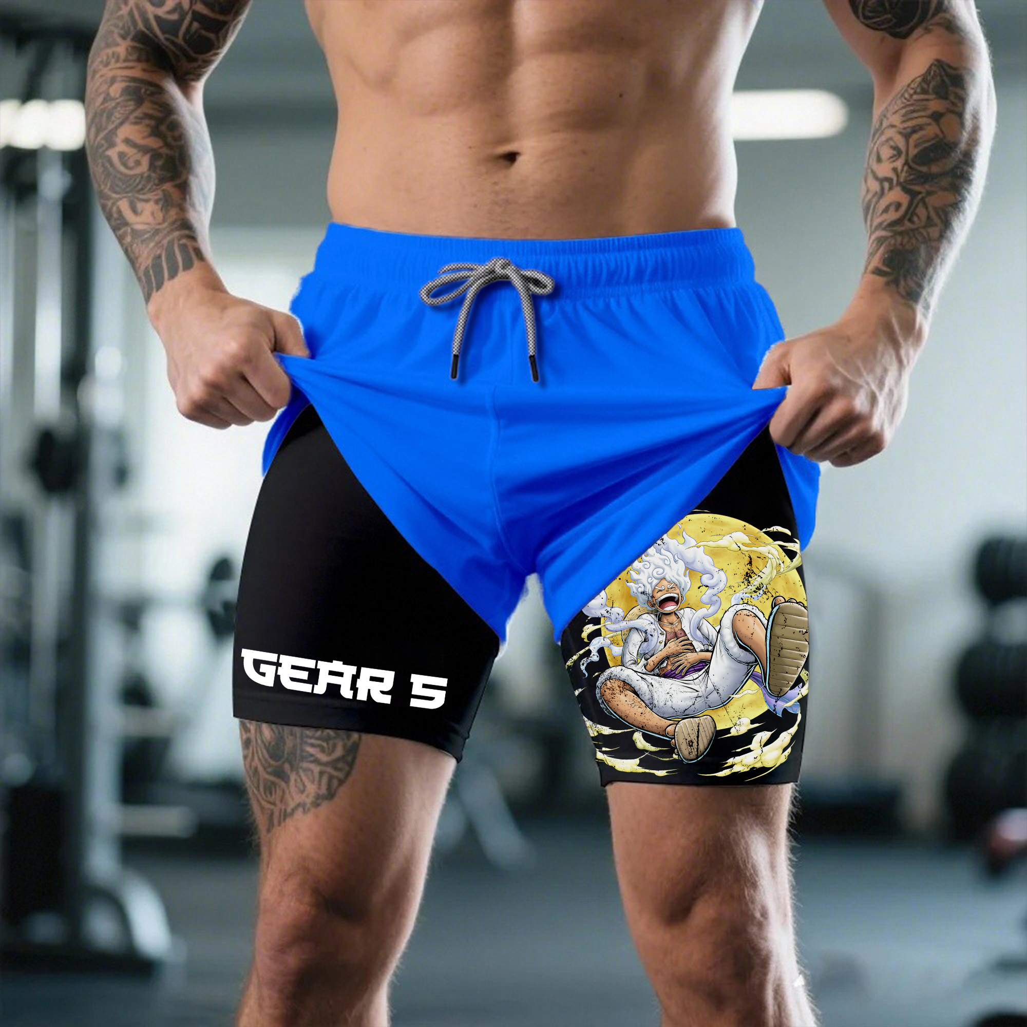 Unisex Comicssoul Anime Shorts | Luffy Gear 5