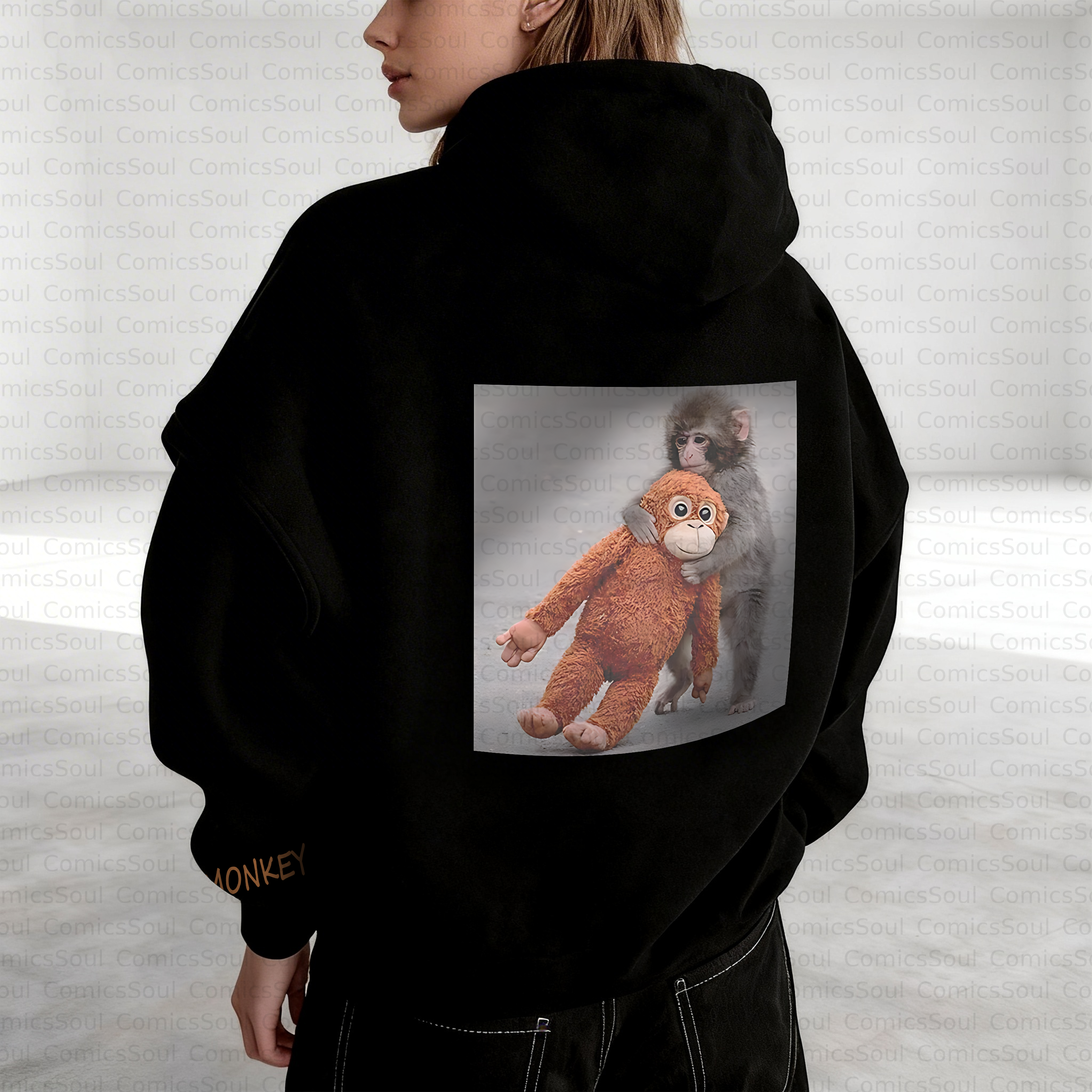Unisex Anime Inspired Vintage Plush Hoodie