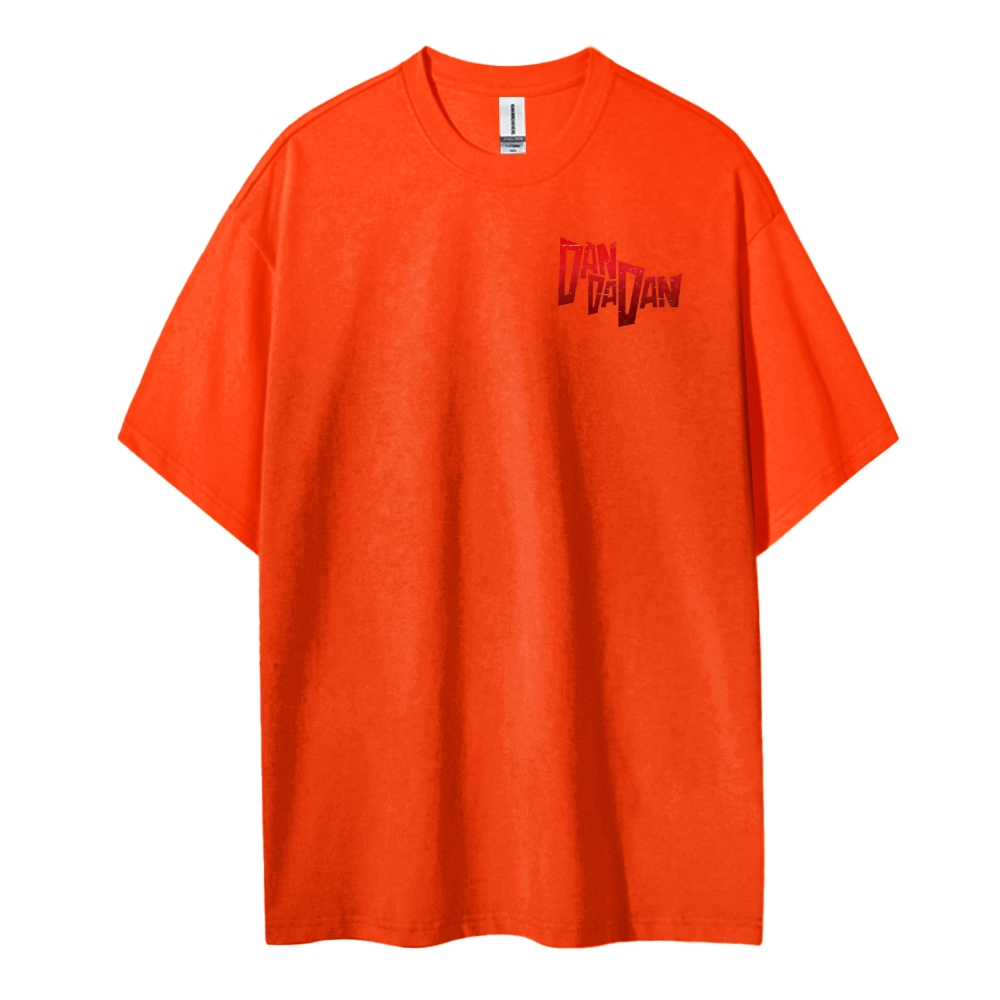 DANDADAN Cotton Unisex Round Neck Anime T-shirt TeeThreads Sustain the Scene with Custom Apparel