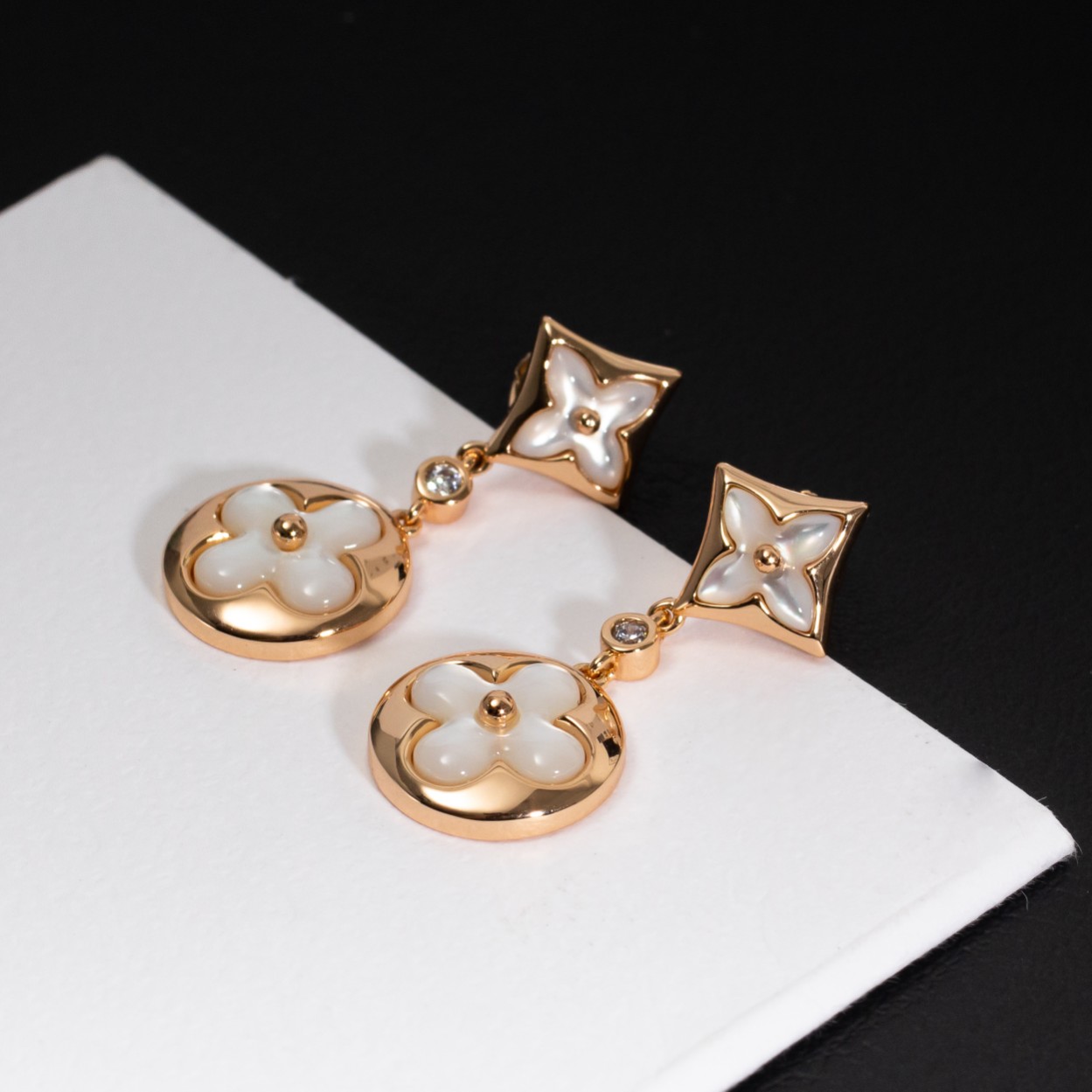 Louis Vuitton Color Blossom Long Earrings - Original Replica Club