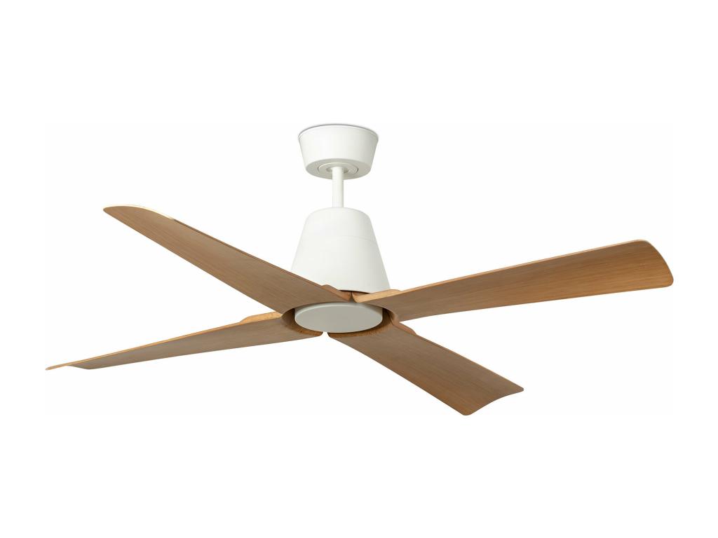 Abanico TYPHOON M Blanco/madera