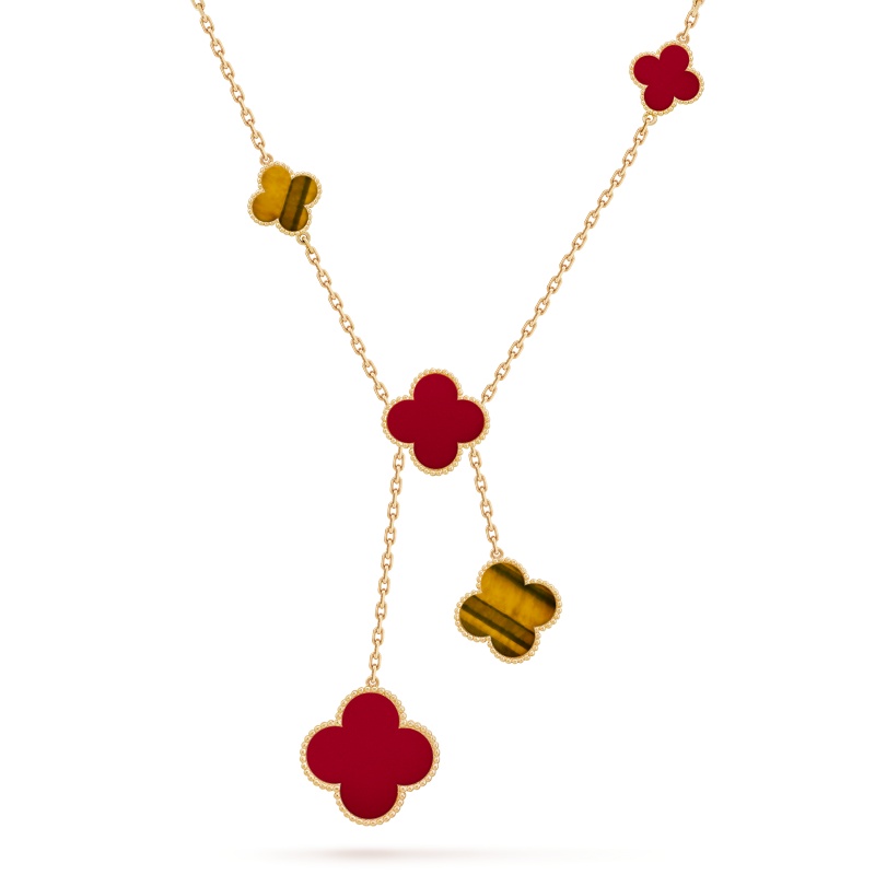 Replicate Magic Alhambra necklace, 6 motifs(1:1 replica) - Original Replica Club