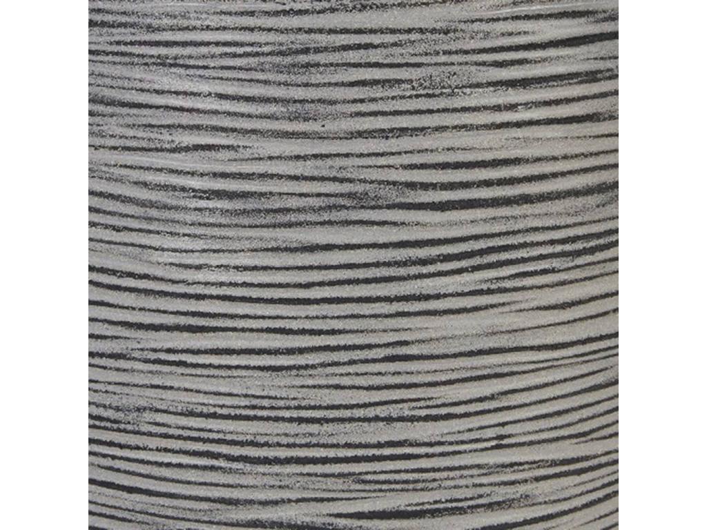 Jarrón cónico Rib 42x38 cm gris antracita KOFZ362
