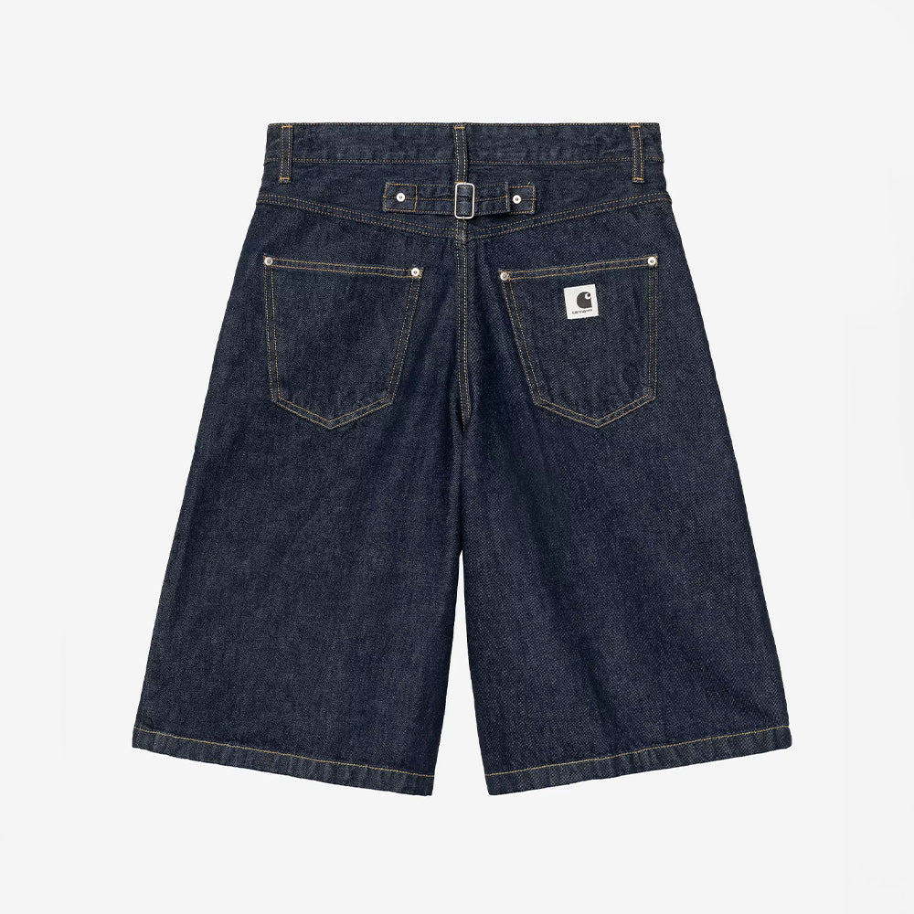 Carhartt WIP - Short W Belmont Smith Denim - Bleu Rinsed