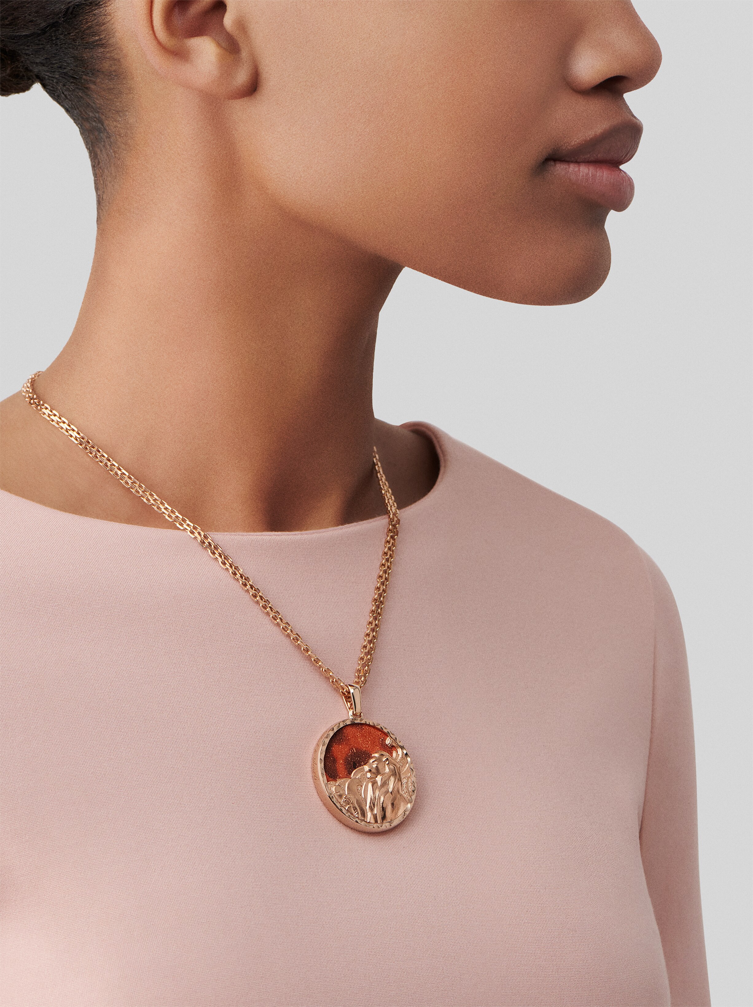 Replicate Zodiaque long necklace Leonis (Leo)(1:1 replica) - Original Replica Club