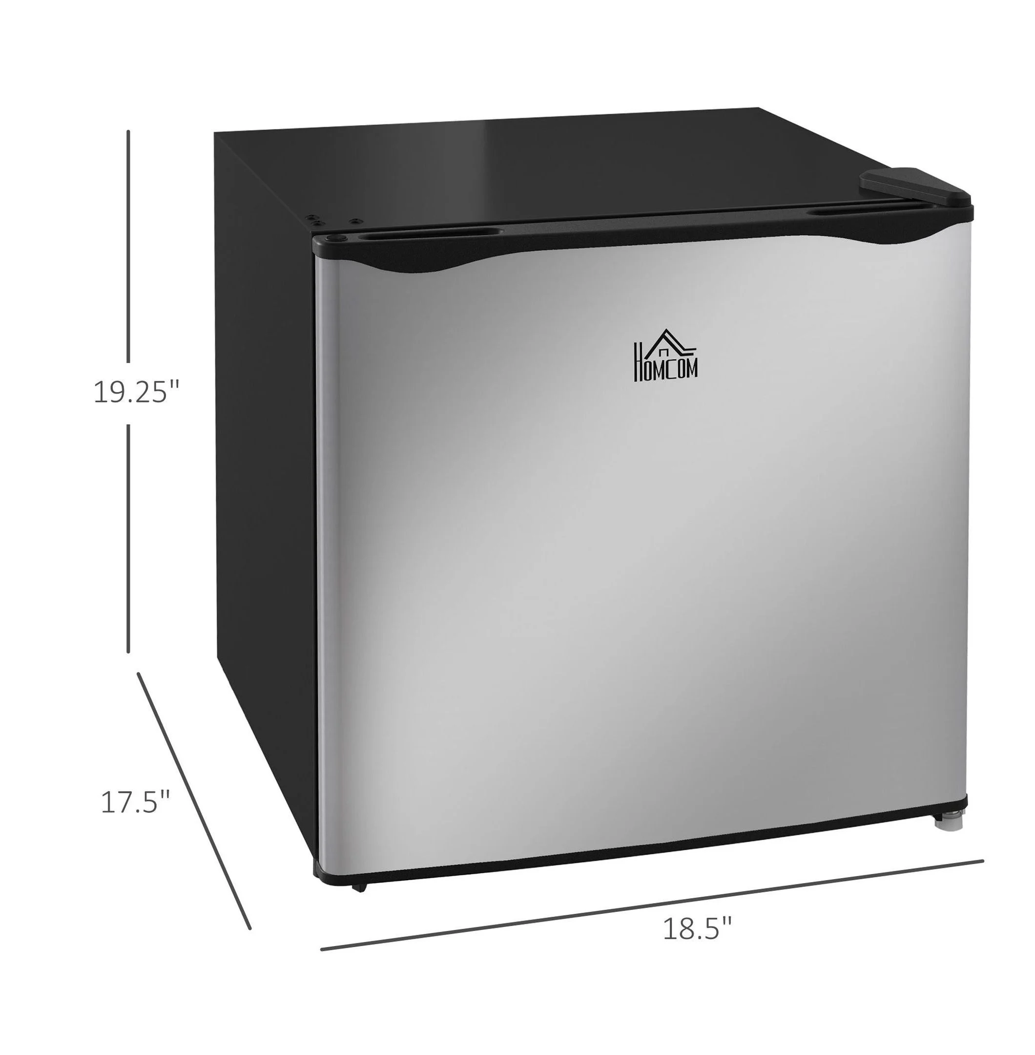 Mini Upright Freezer 1.1 Cu.Ft - Compact Silver Freezer, Removable Shelves, Low Noise, Adjustable Temperature - Ideal for Apartments, Dorms, Offices - Image 3