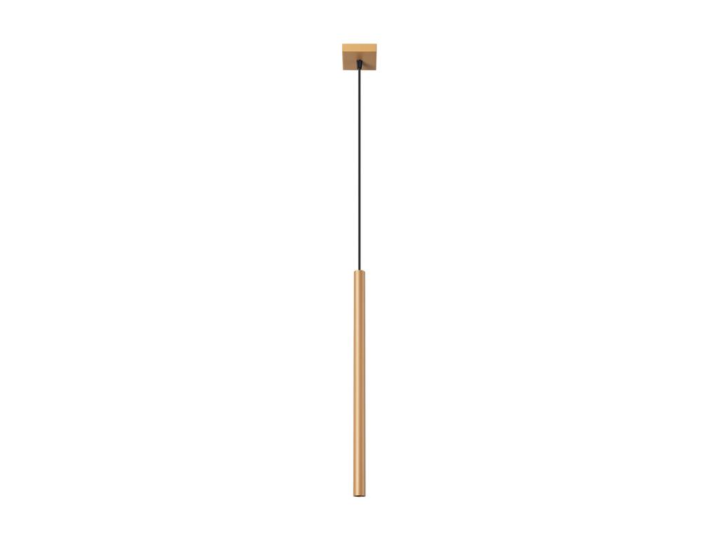 Lámparas colgantes Pastelo moderno de acero - 1 fuentes luminosas - L.3,5 x A.115 cm - dorado