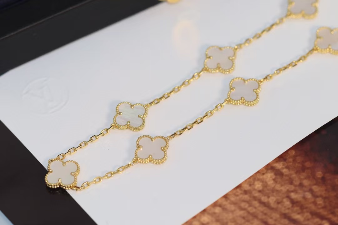 VCA Vintage Alhambra Necklace, 10 Motifs - Original Replica Club