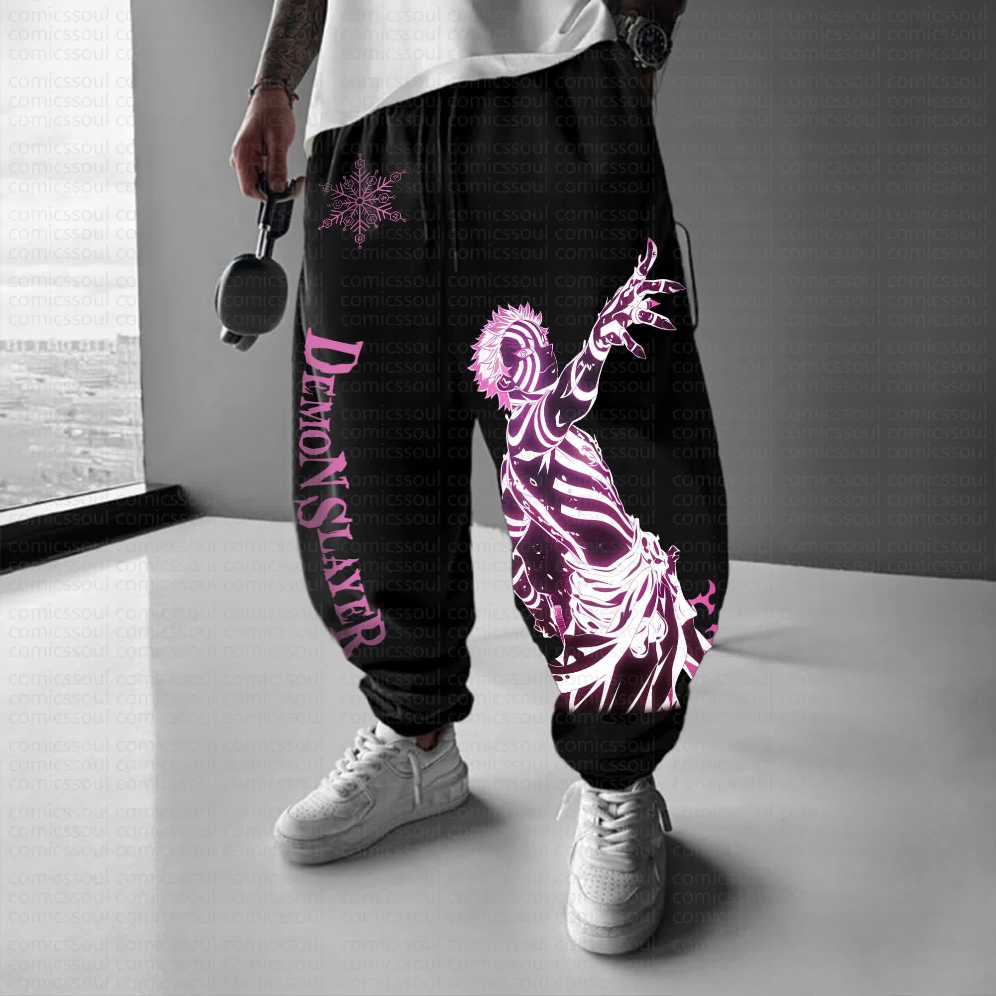 Unisex Anime Inspired Vintage Pants丨Comicssoul