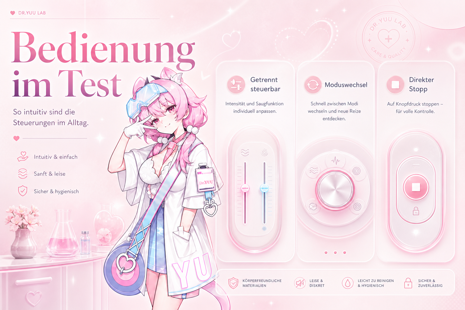 Elektrischer Masturbator Test: Ist die Bedienung wirklich durchdacht? | DR.YUU™ Ratgeber - Masturbator & Sexspielzeug