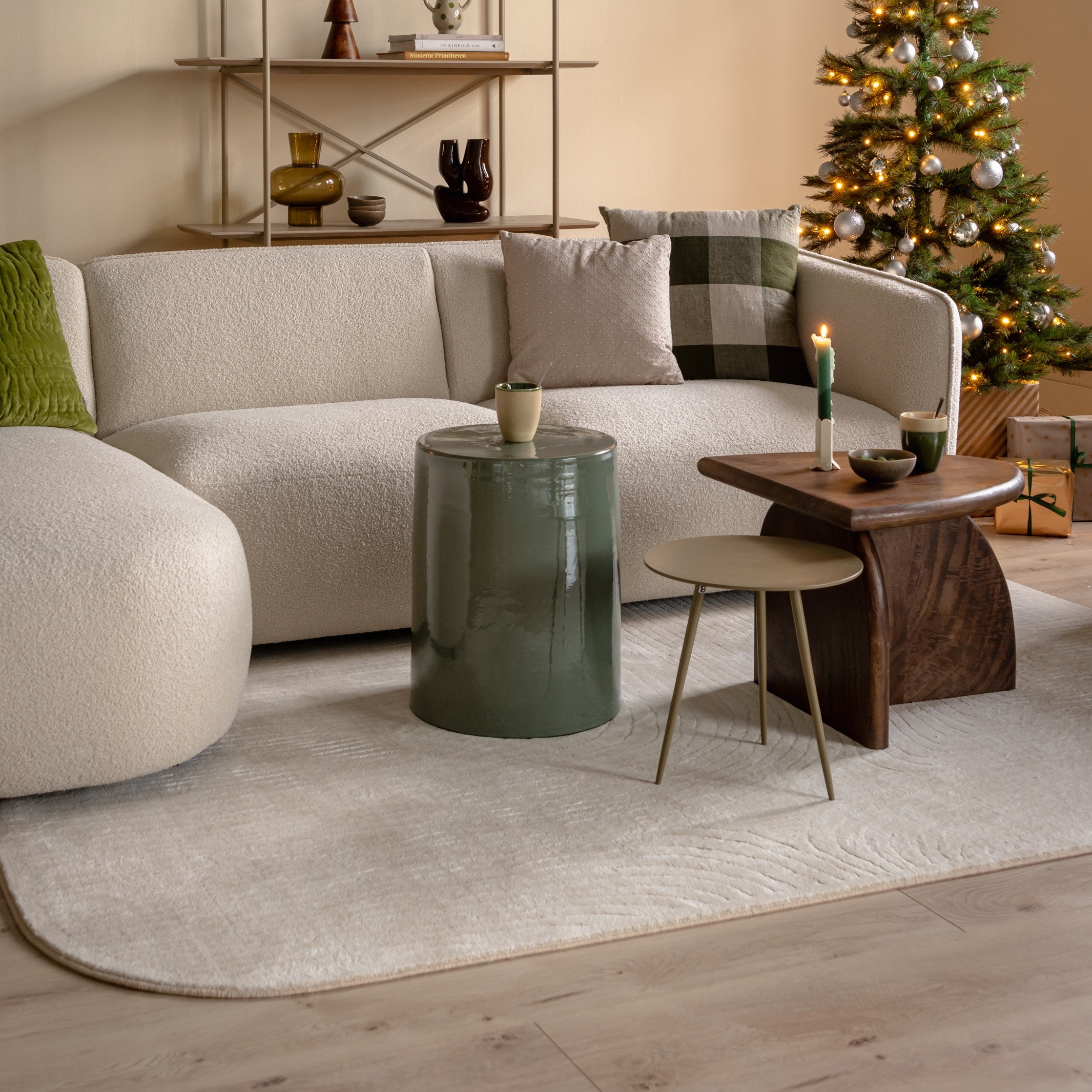 SERAX - Marie Michielssen - Pawn Bijzettafel - Rond H 46 cm - Groen