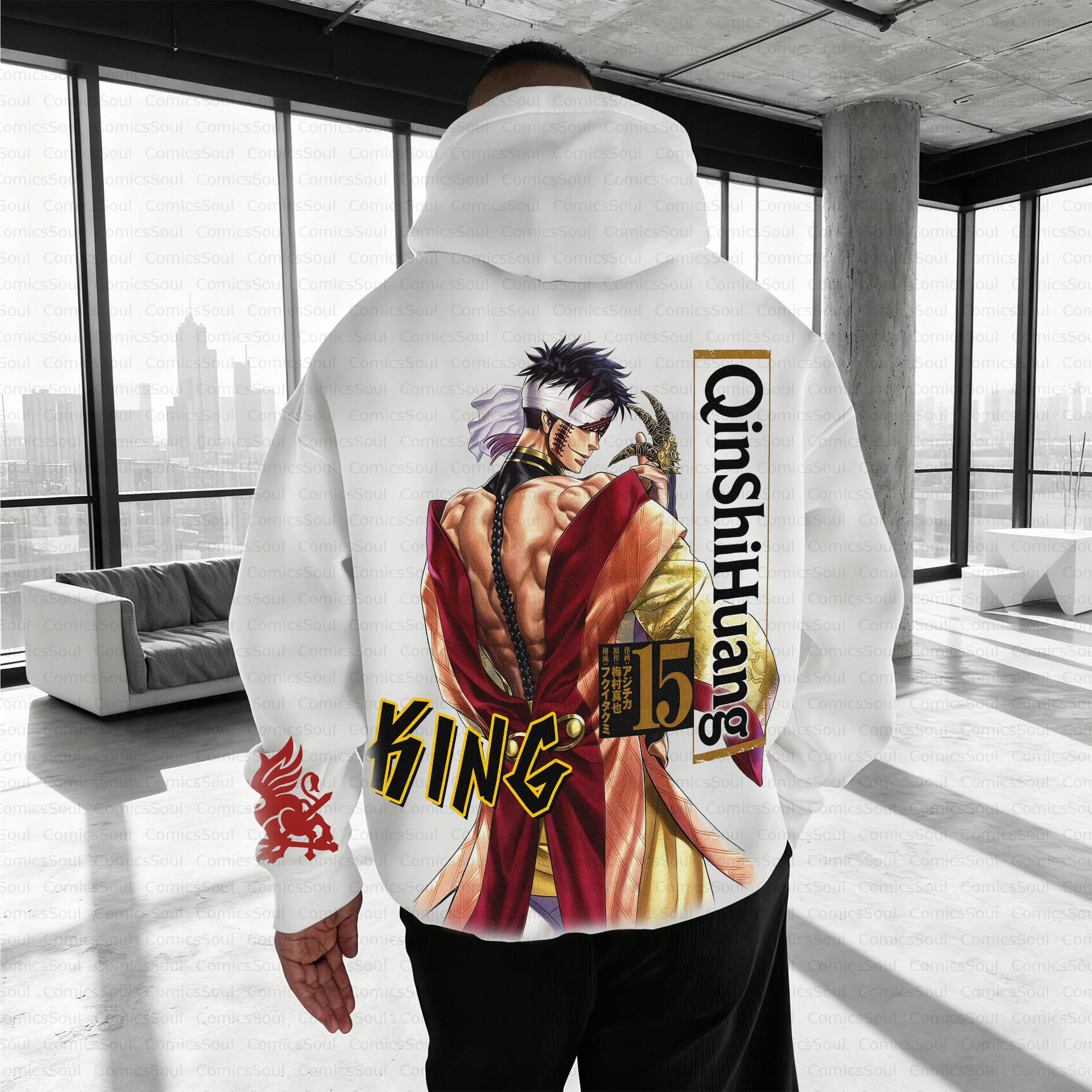 Unisex Anime Inspired Vintage Plush Hoodie