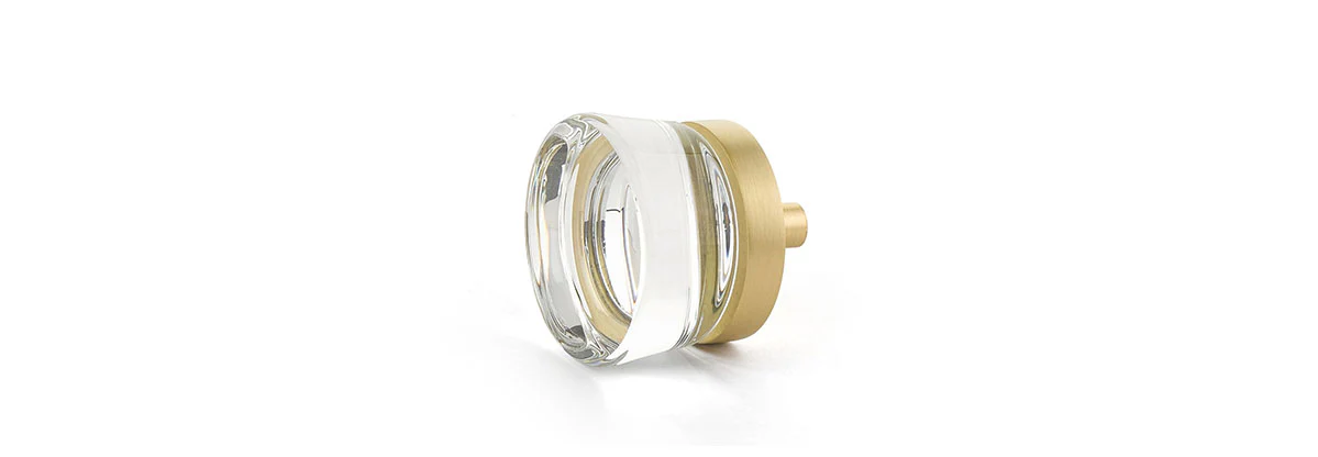 Wide Disc Glass Knob - KTF Painting Interior Exterior